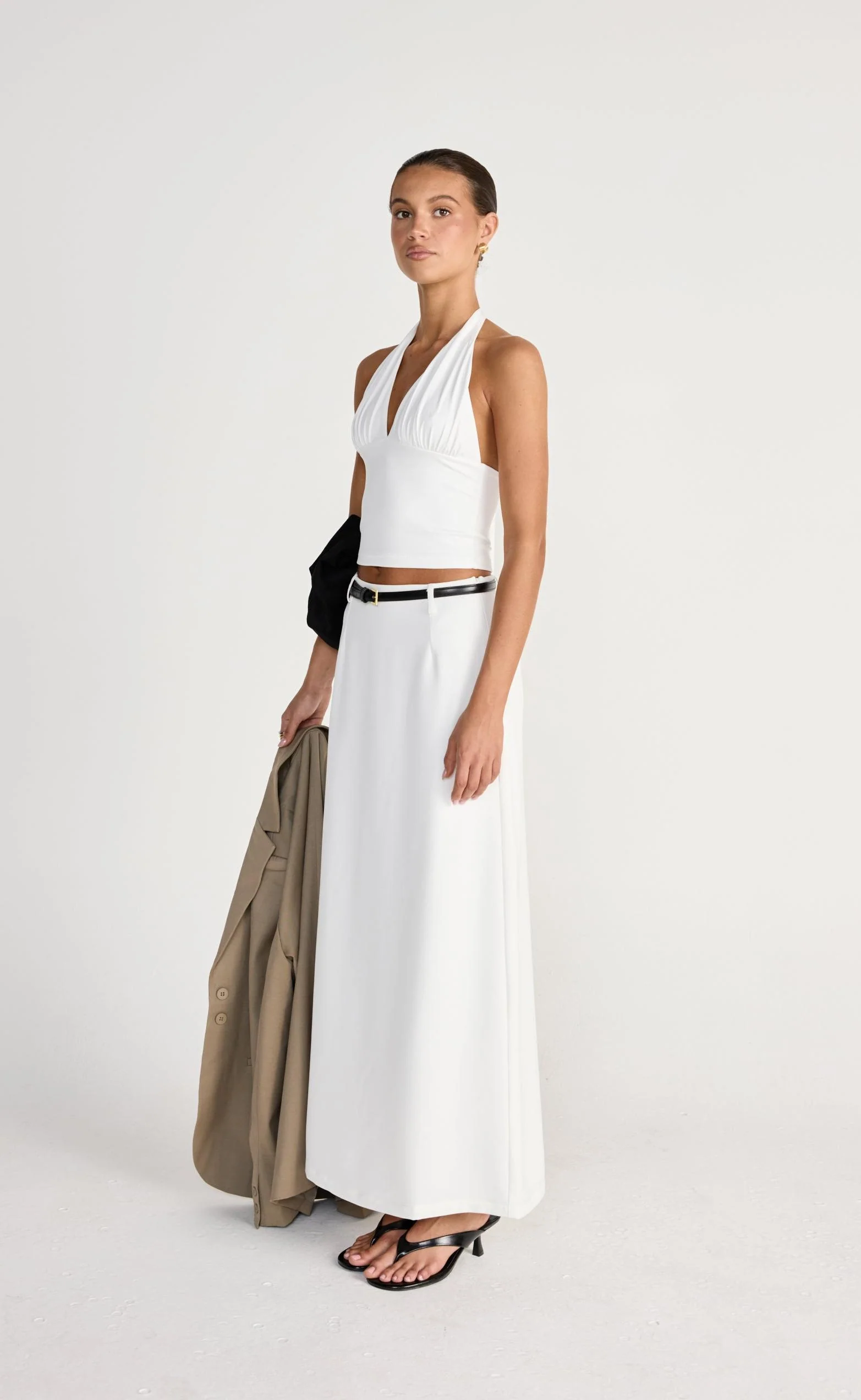 Dagny Maxi Skirt (White) - Image 7