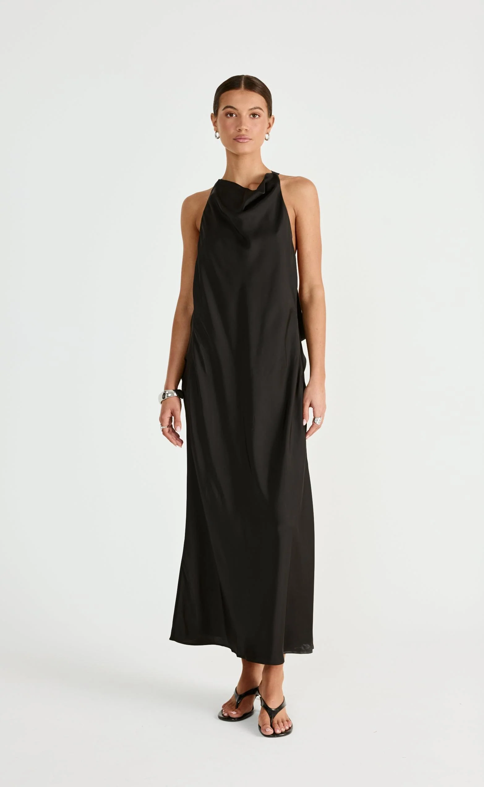 Dakari Maxi Dress (Black) - Image 3
