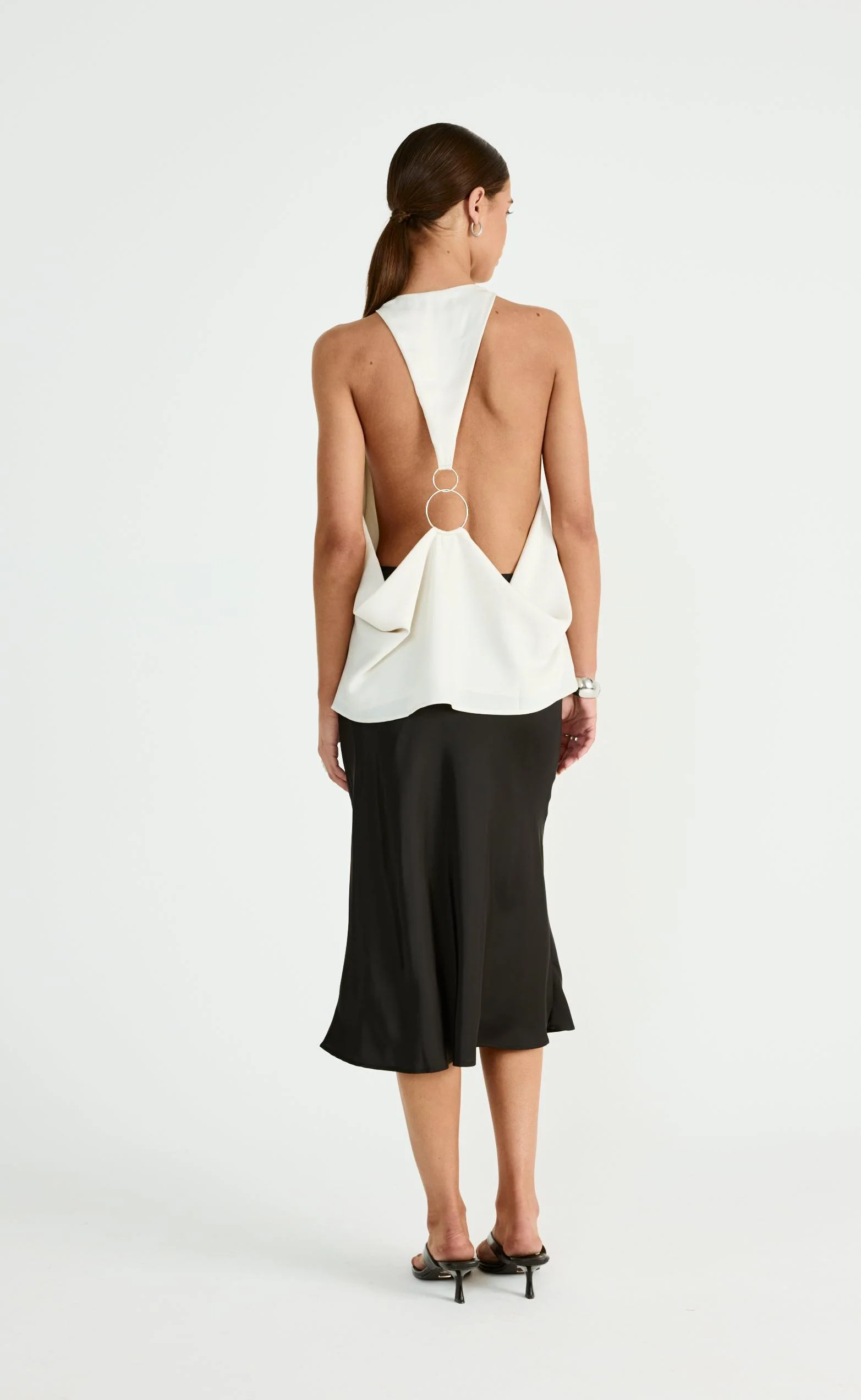 Dakari Midi Skirt (Black) - Image 3