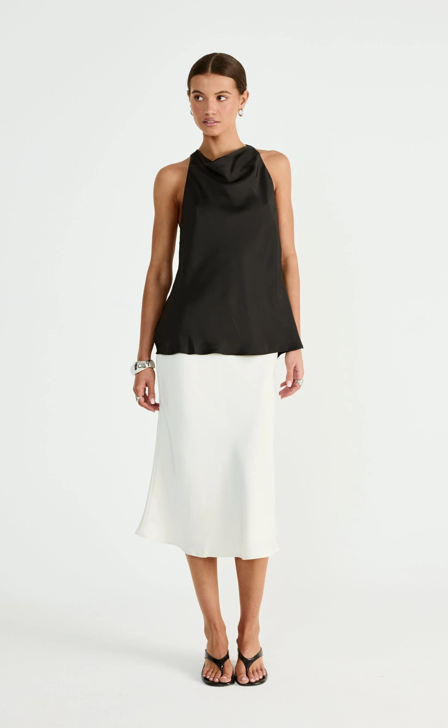 Dakari Midi Skirt (Oat) - Image 2