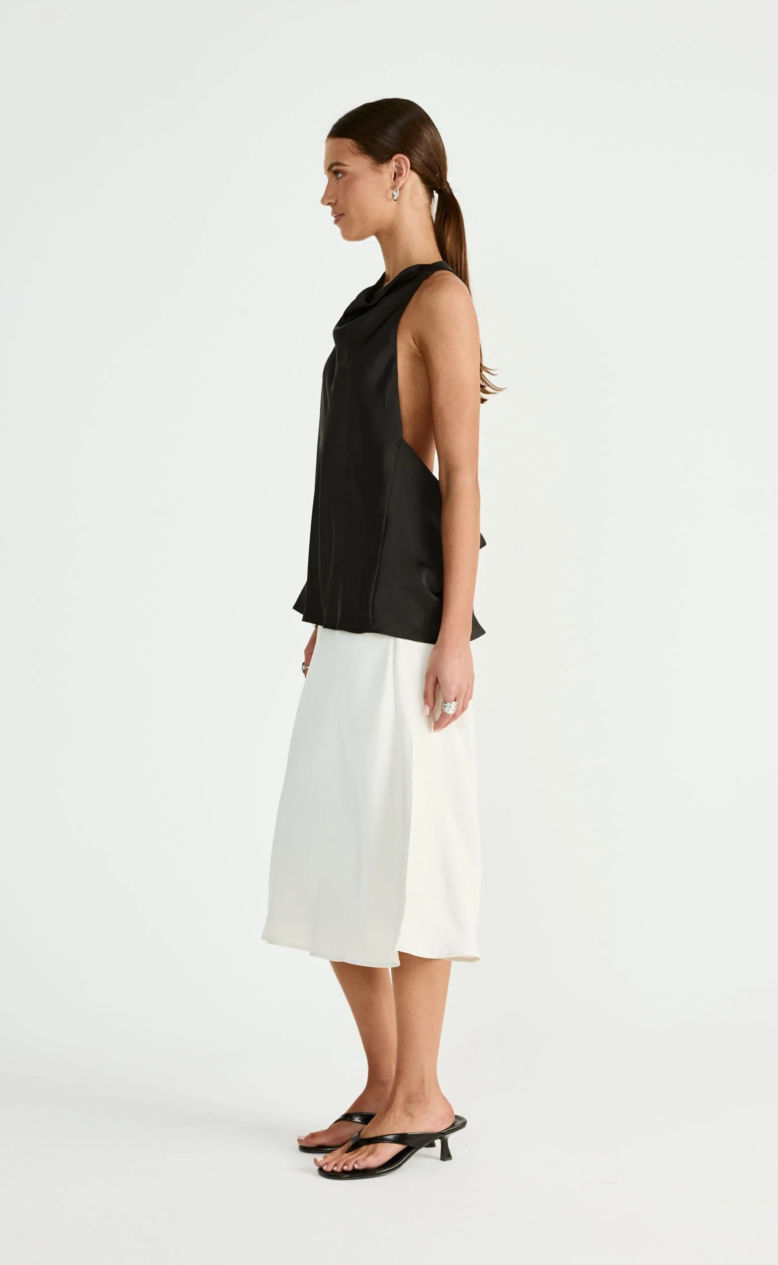 Dakari Midi Skirt (Oat) - Image 3