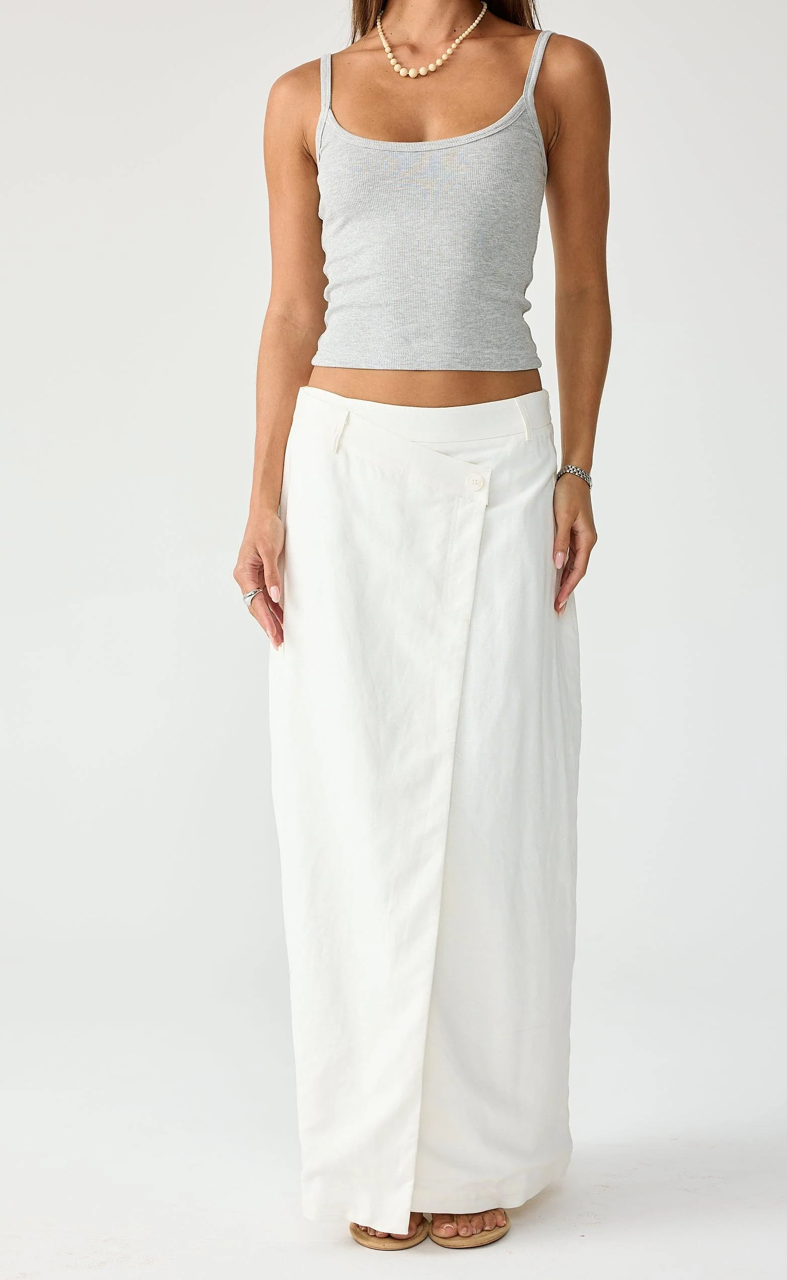 Danton Maxi Skirt (Off White) - Image 3