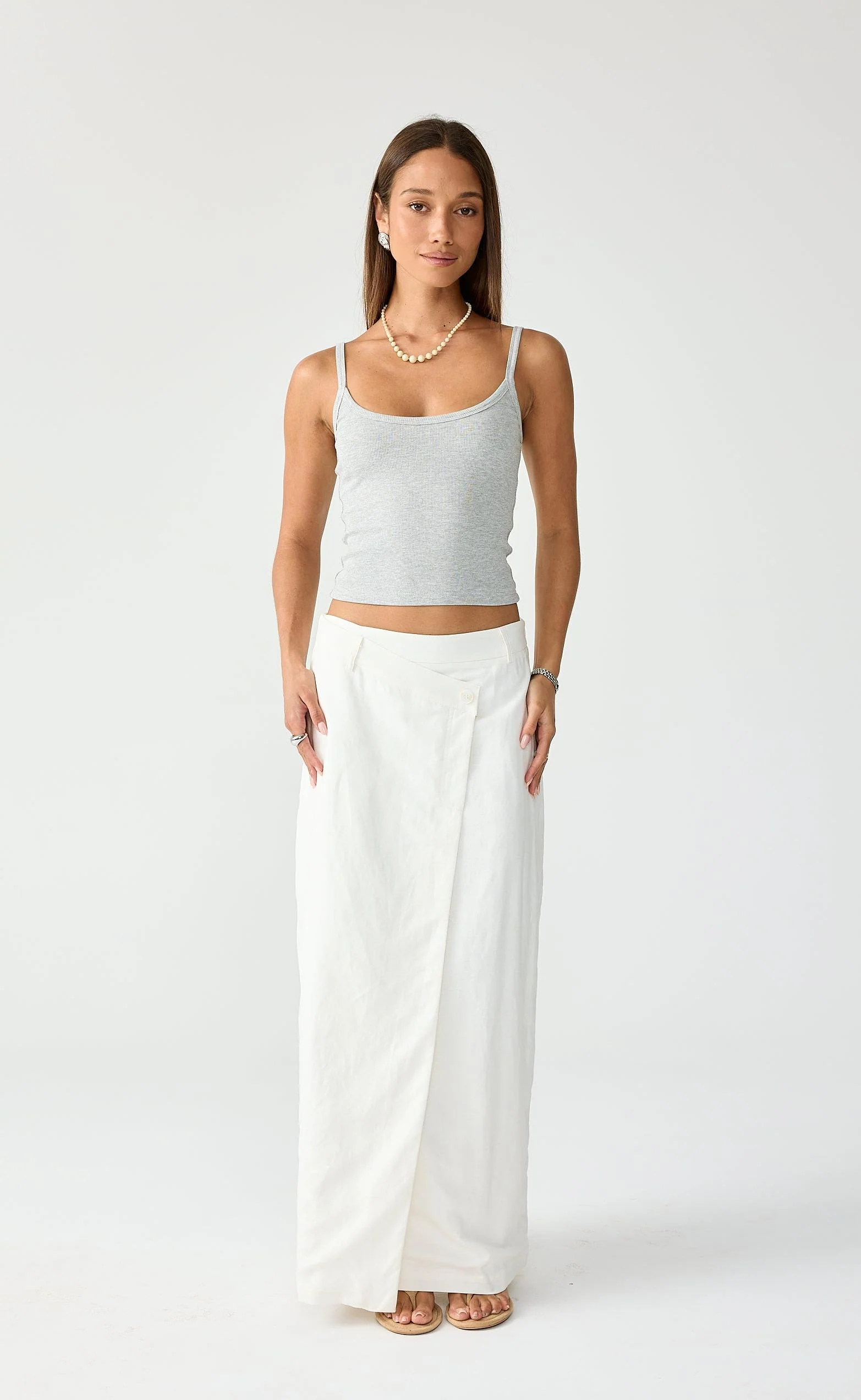Danton Maxi Skirt (Off White) - Image 5