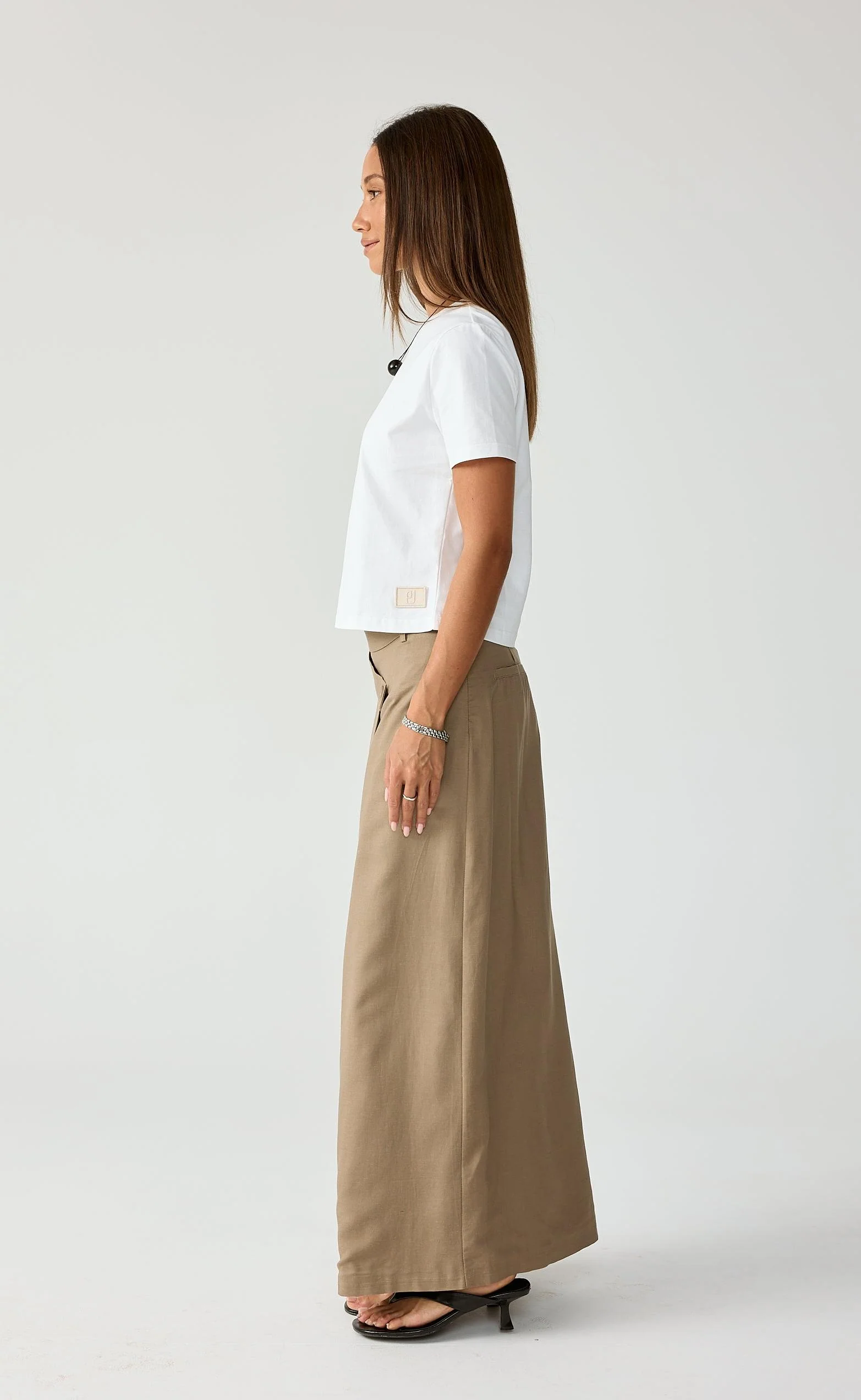 Danton Maxi Skirt (Stone) - Image 2