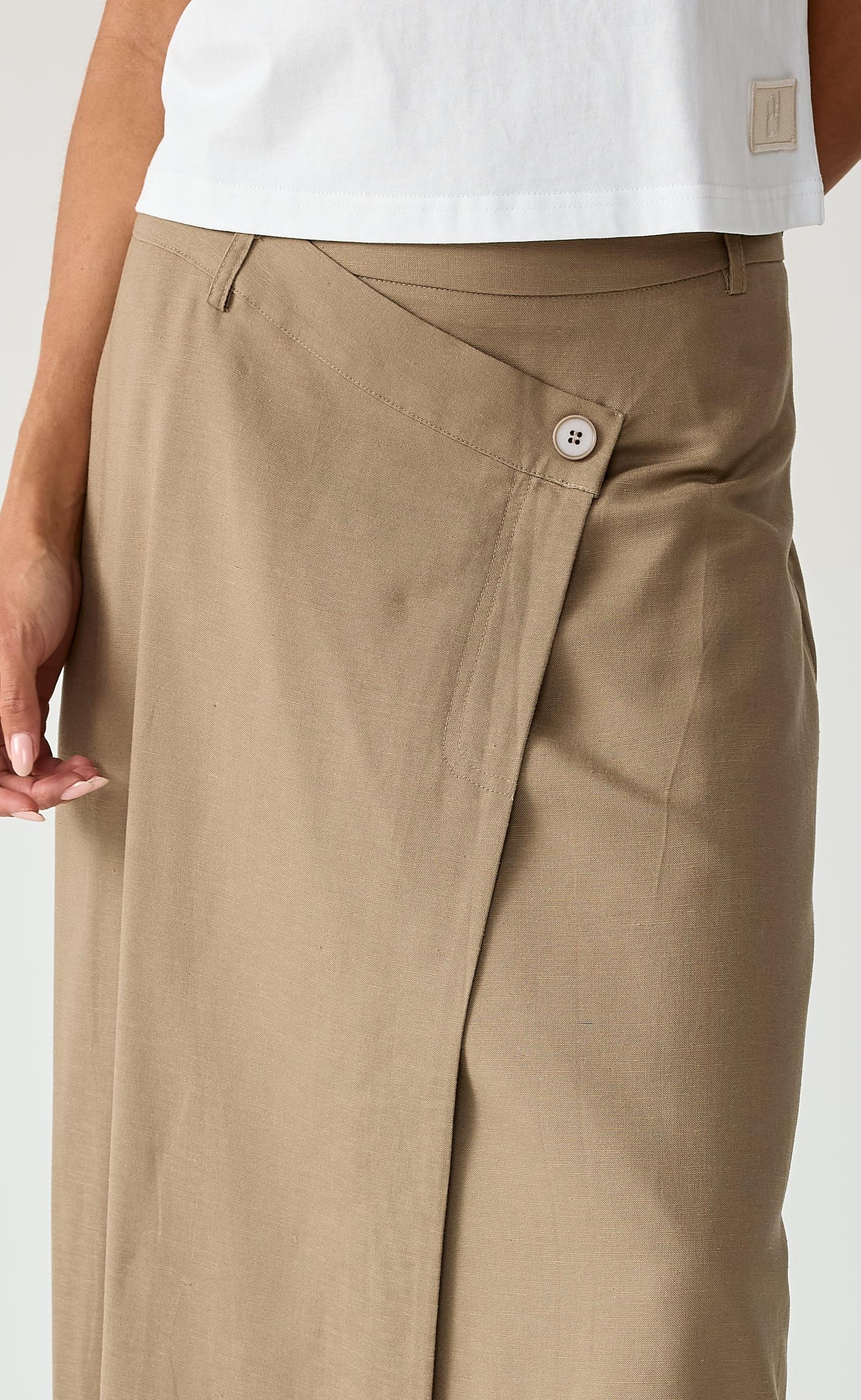 Danton Maxi Skirt (Stone) - Image 6