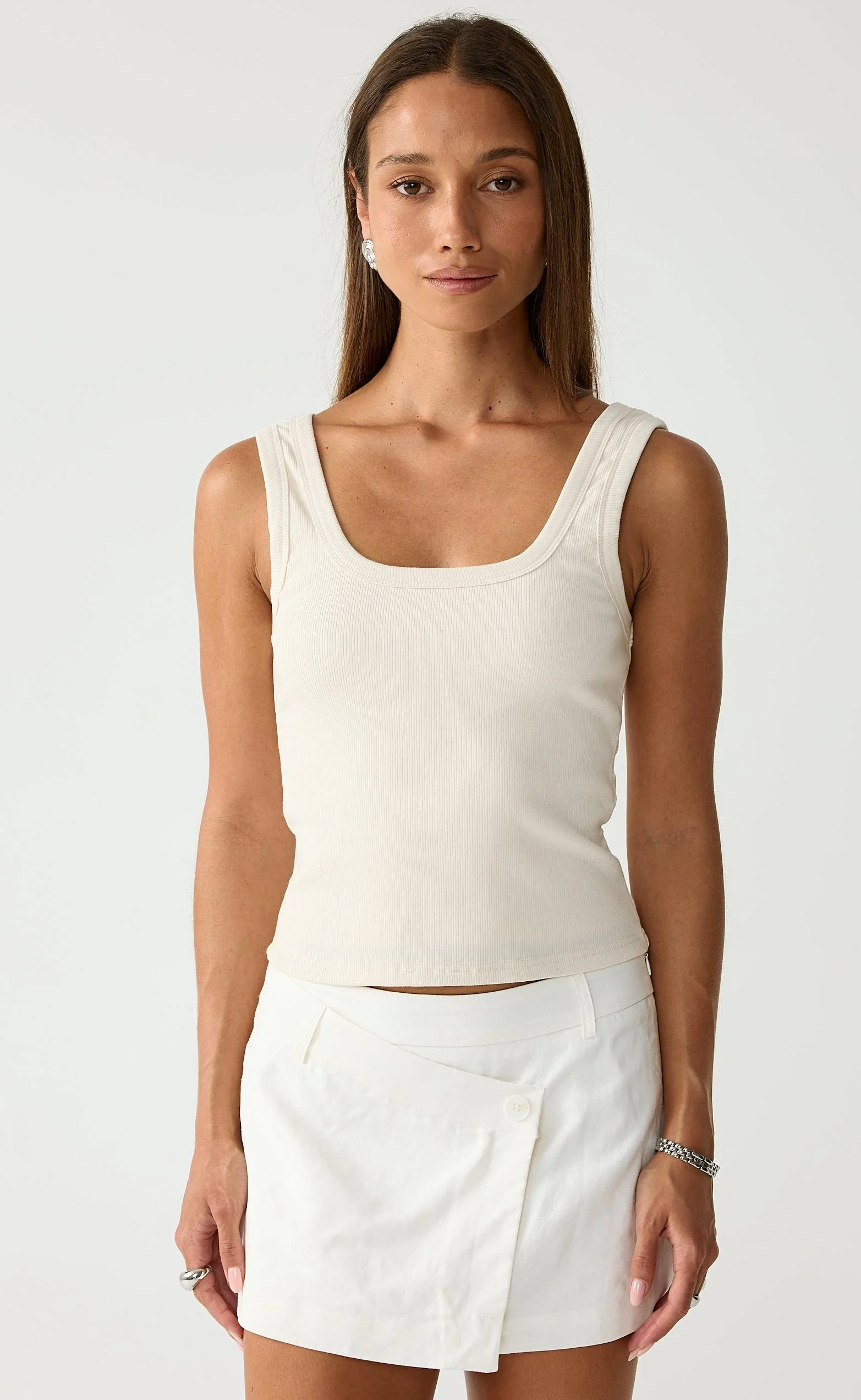Danton Mini Skirt (Off White) - Image 6