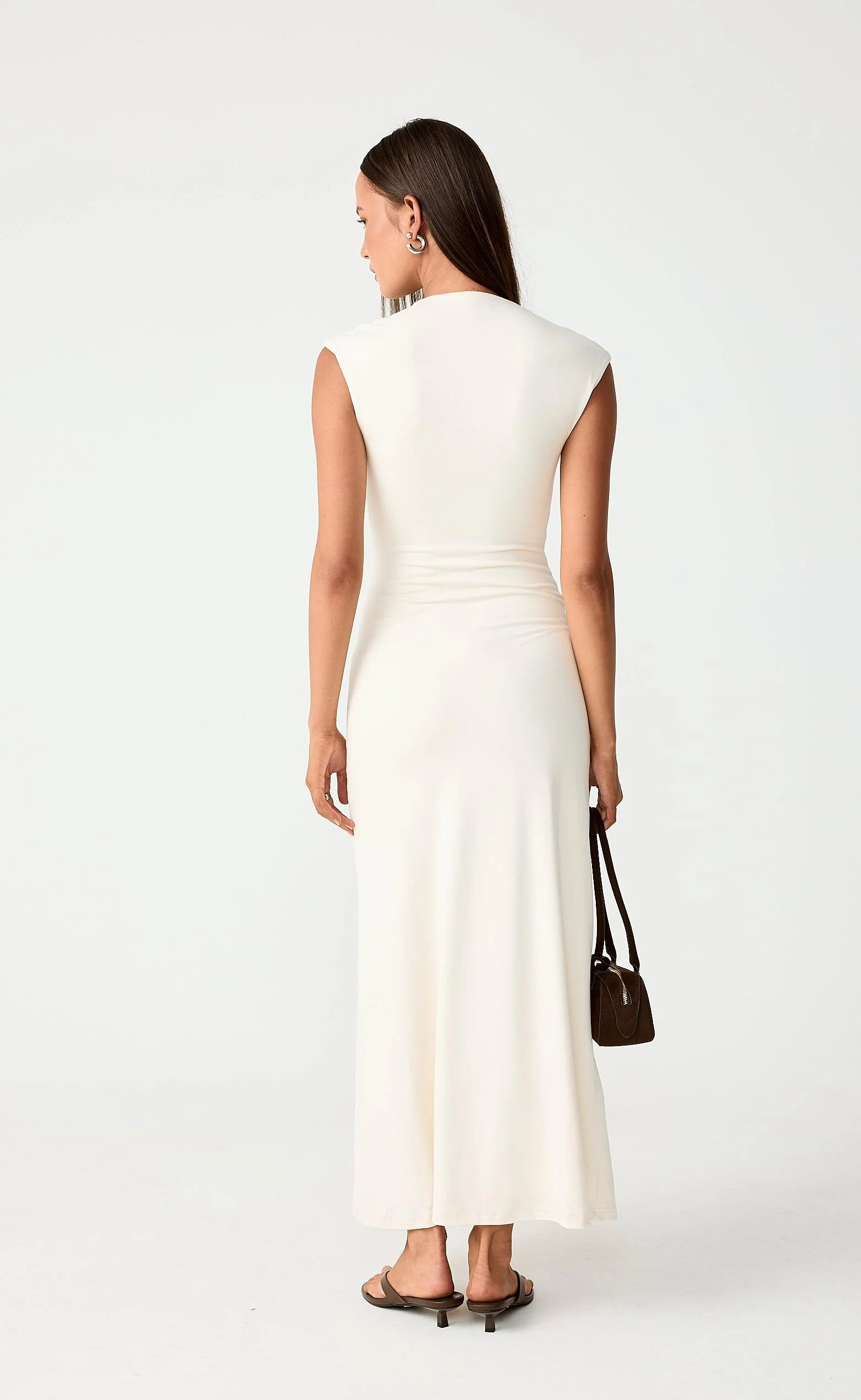 Deka Maxi Dress (Oat) - Image 2