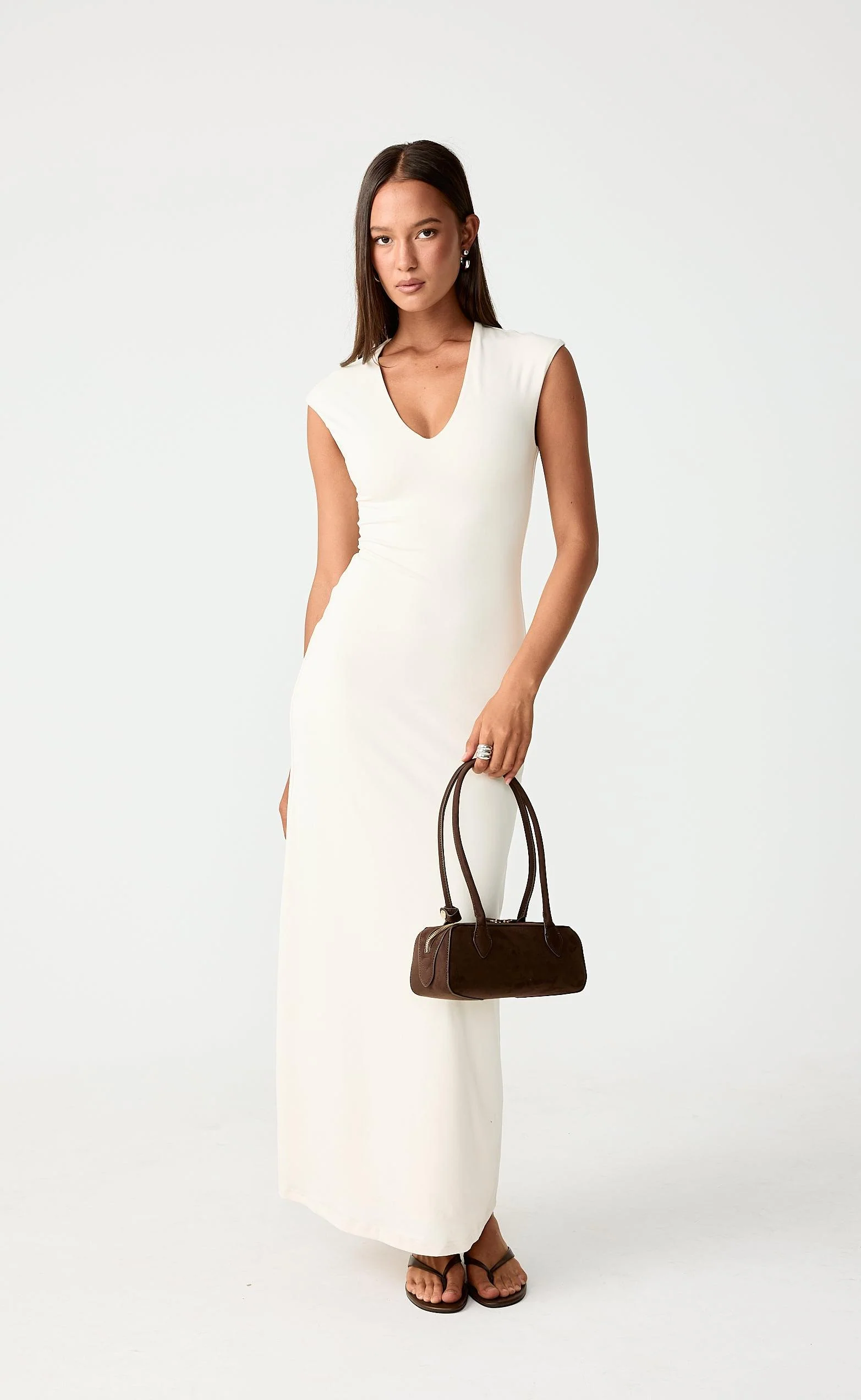 Deka Maxi Dress (Oat) - Image 5