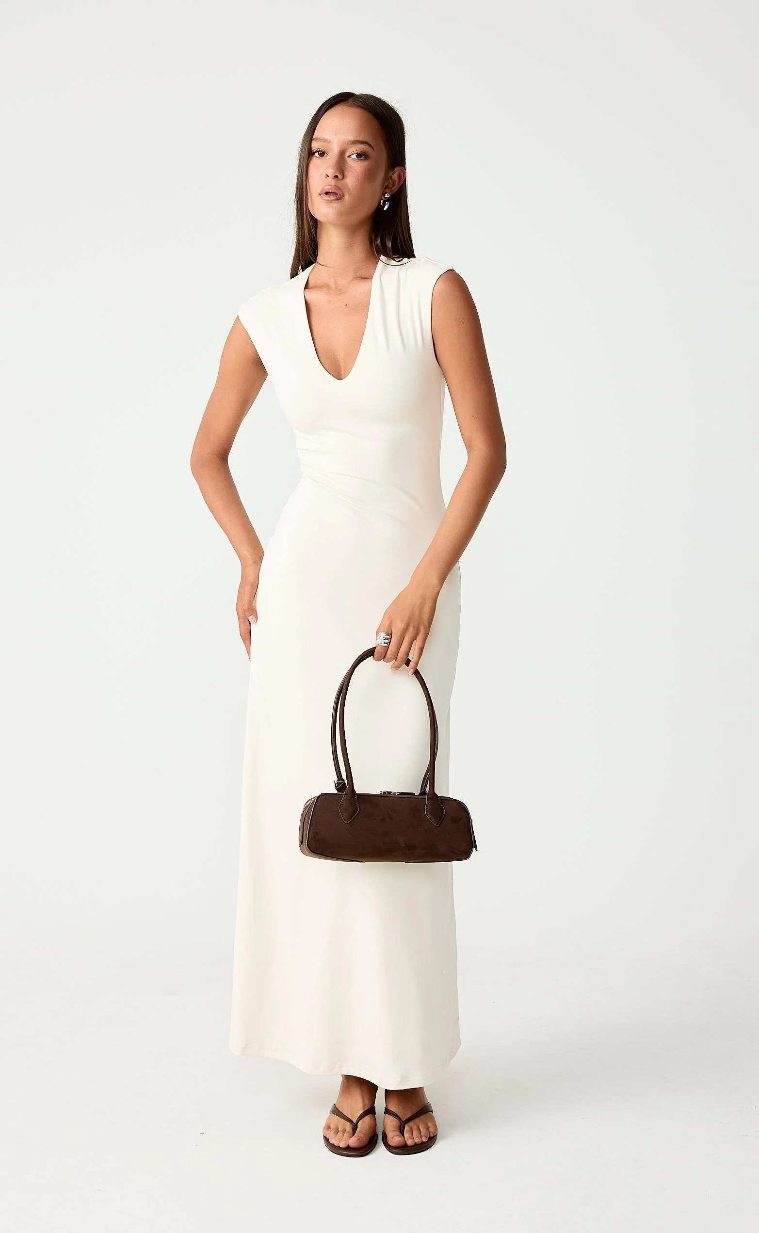 Deka Maxi Dress (Oat) - Image 7
