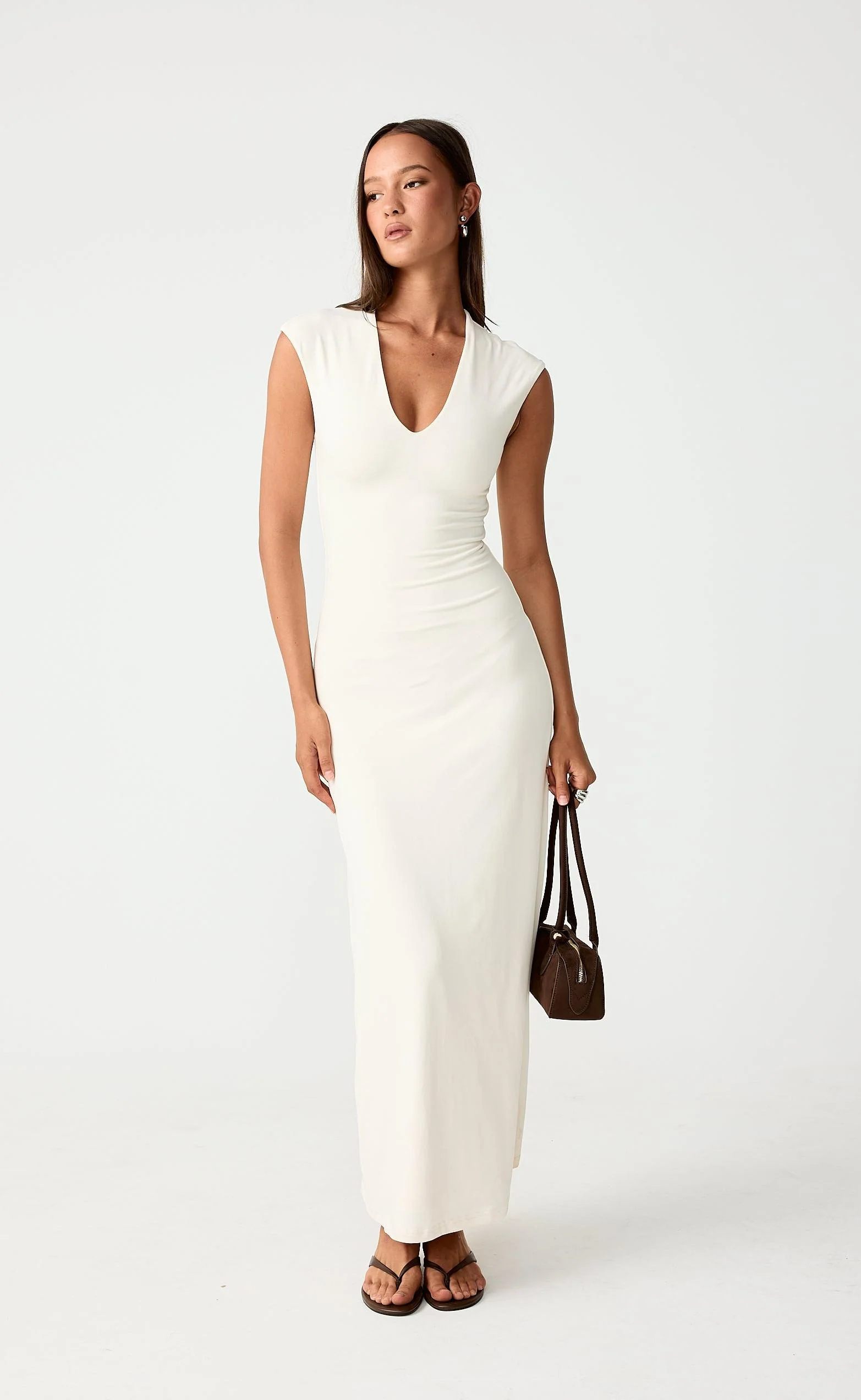 Deka Maxi Dress (Oat) - Image 8