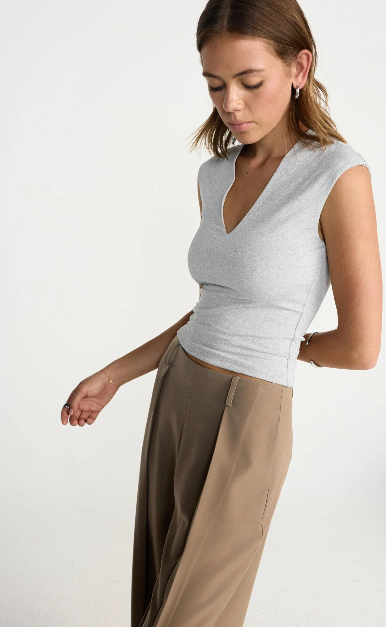 Deka Top (Grey Marle) - Image 2