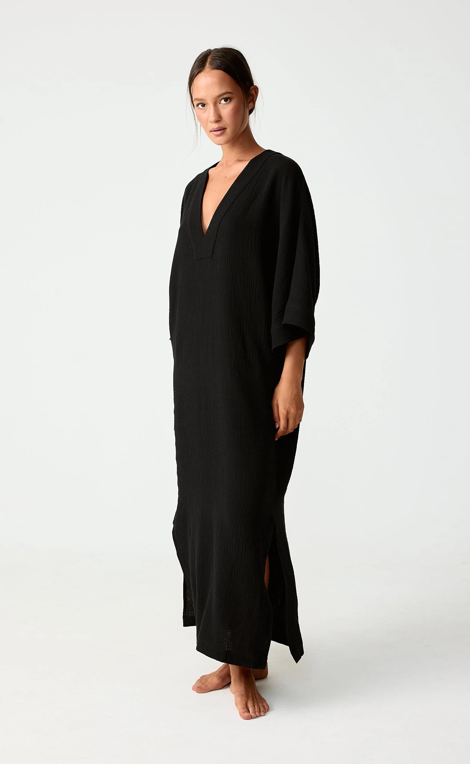 Donna Maxi Dress (Black) - Image 5