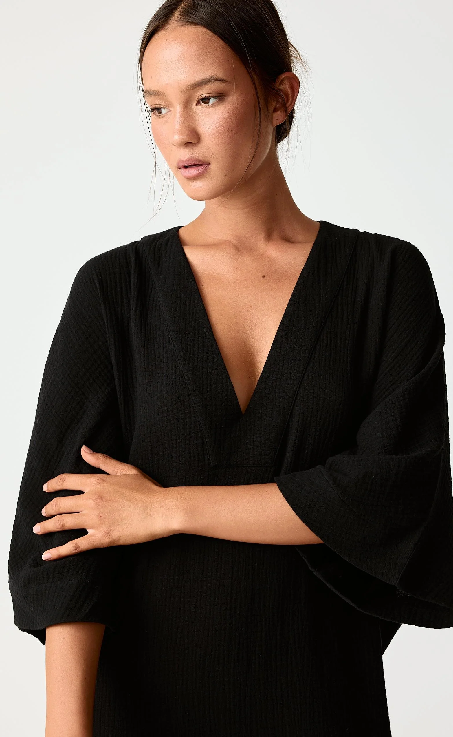 Donna Maxi Dress (Black) - Image 6