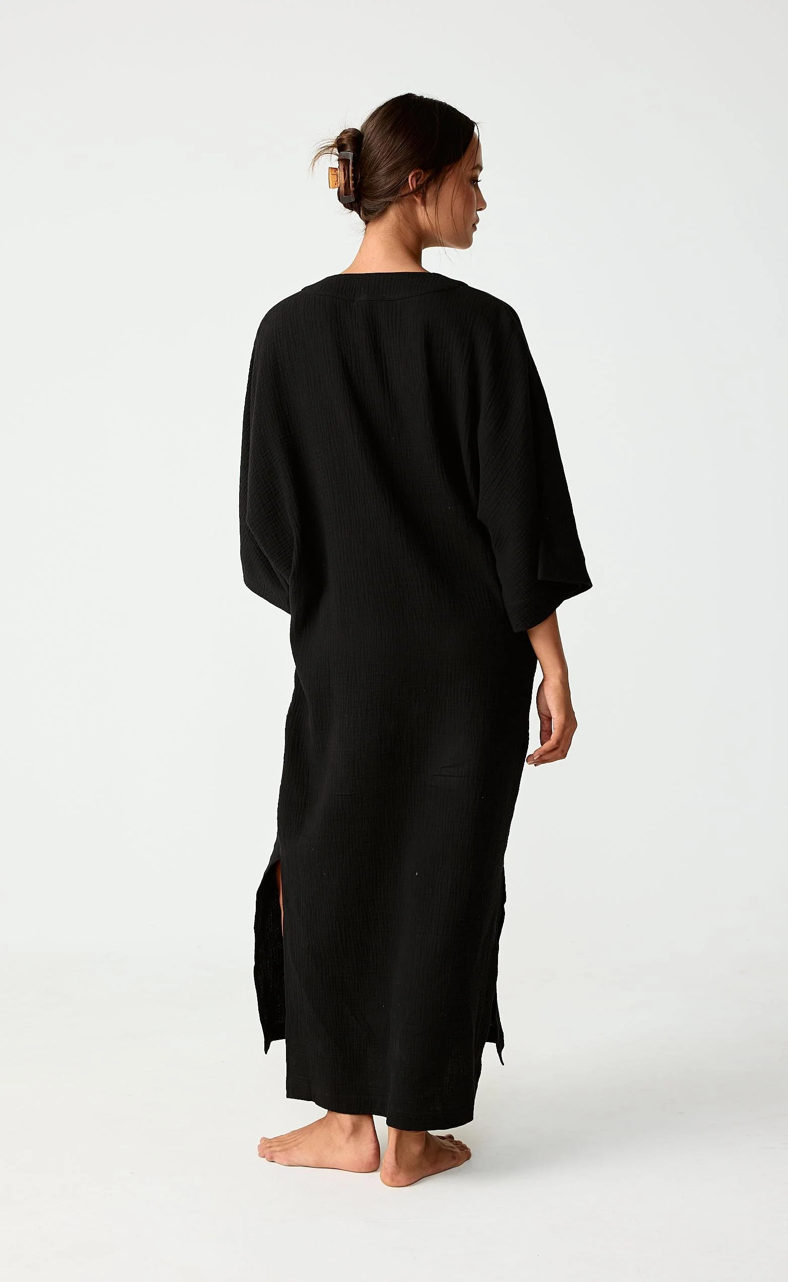 Donna Maxi Dress (Black) - Image 7