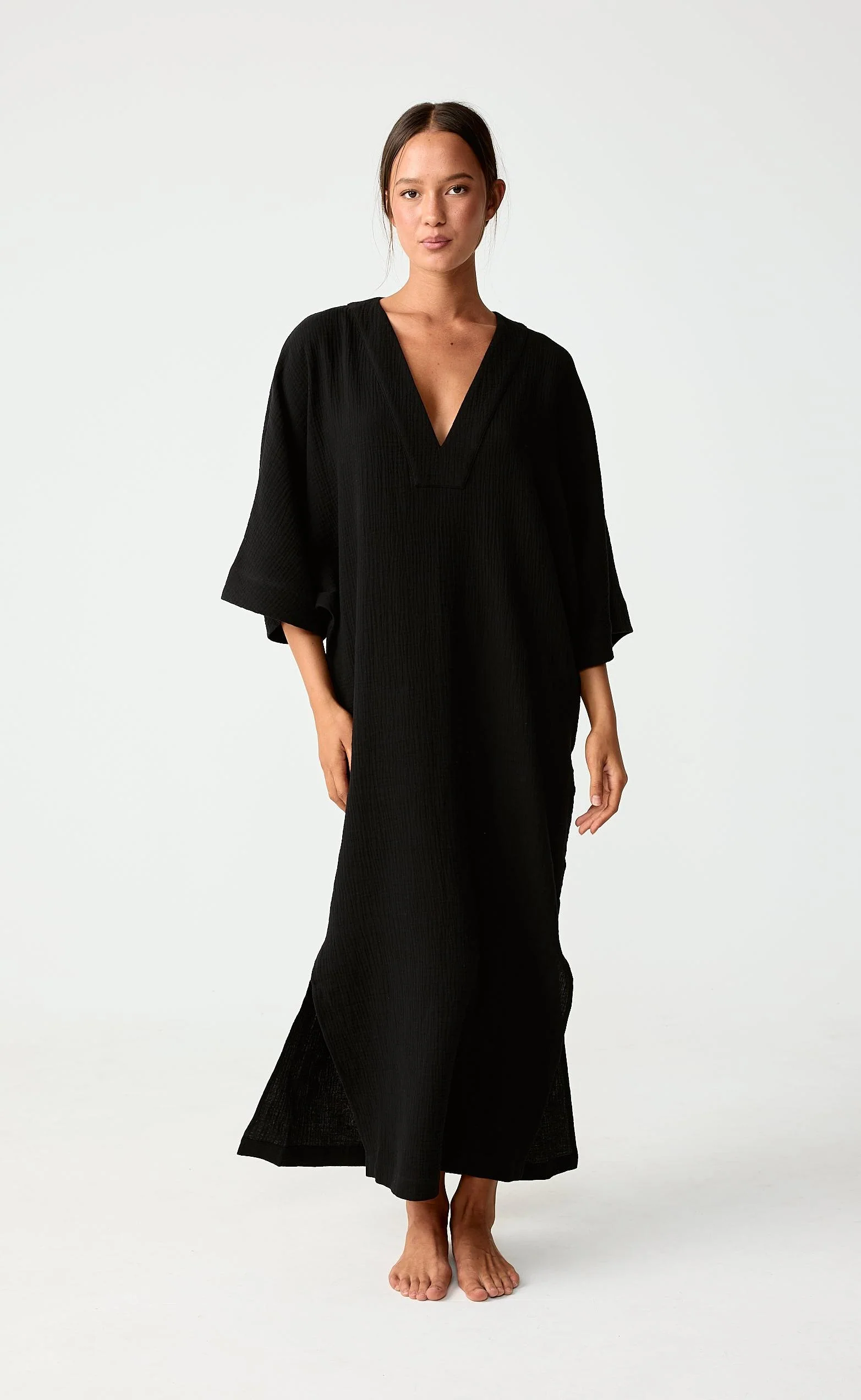 Donna Maxi Dress (Black) - Image 8