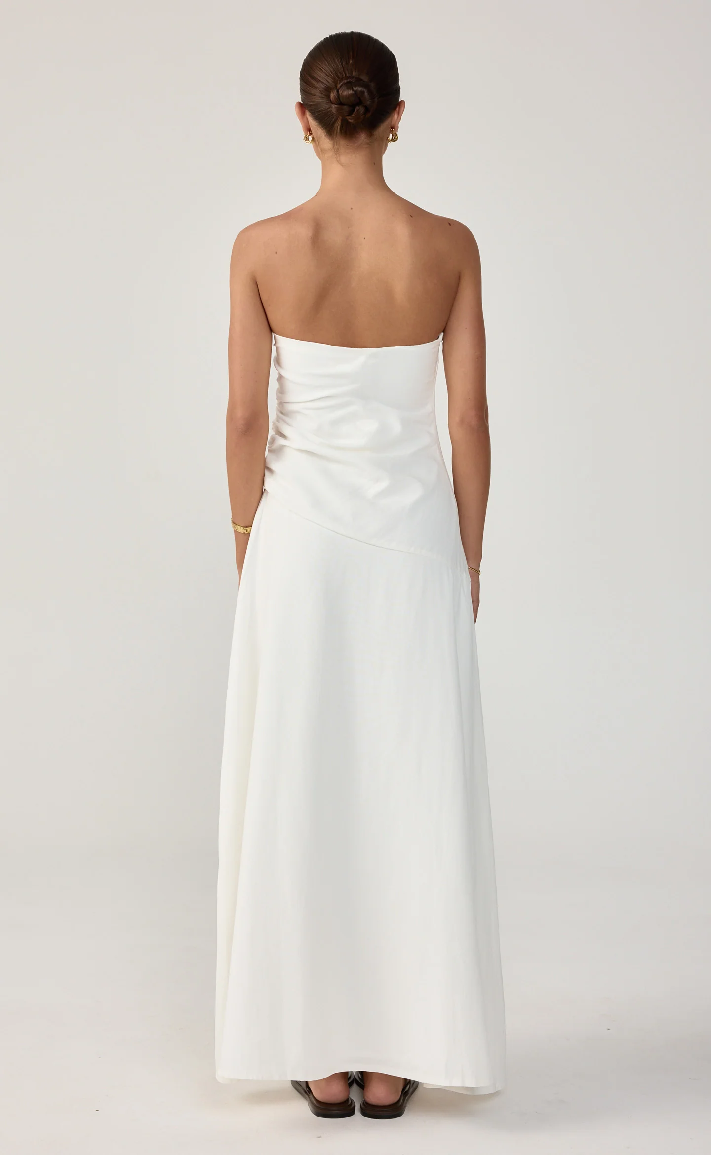 Doria Maxi Dress (White) - Image 3