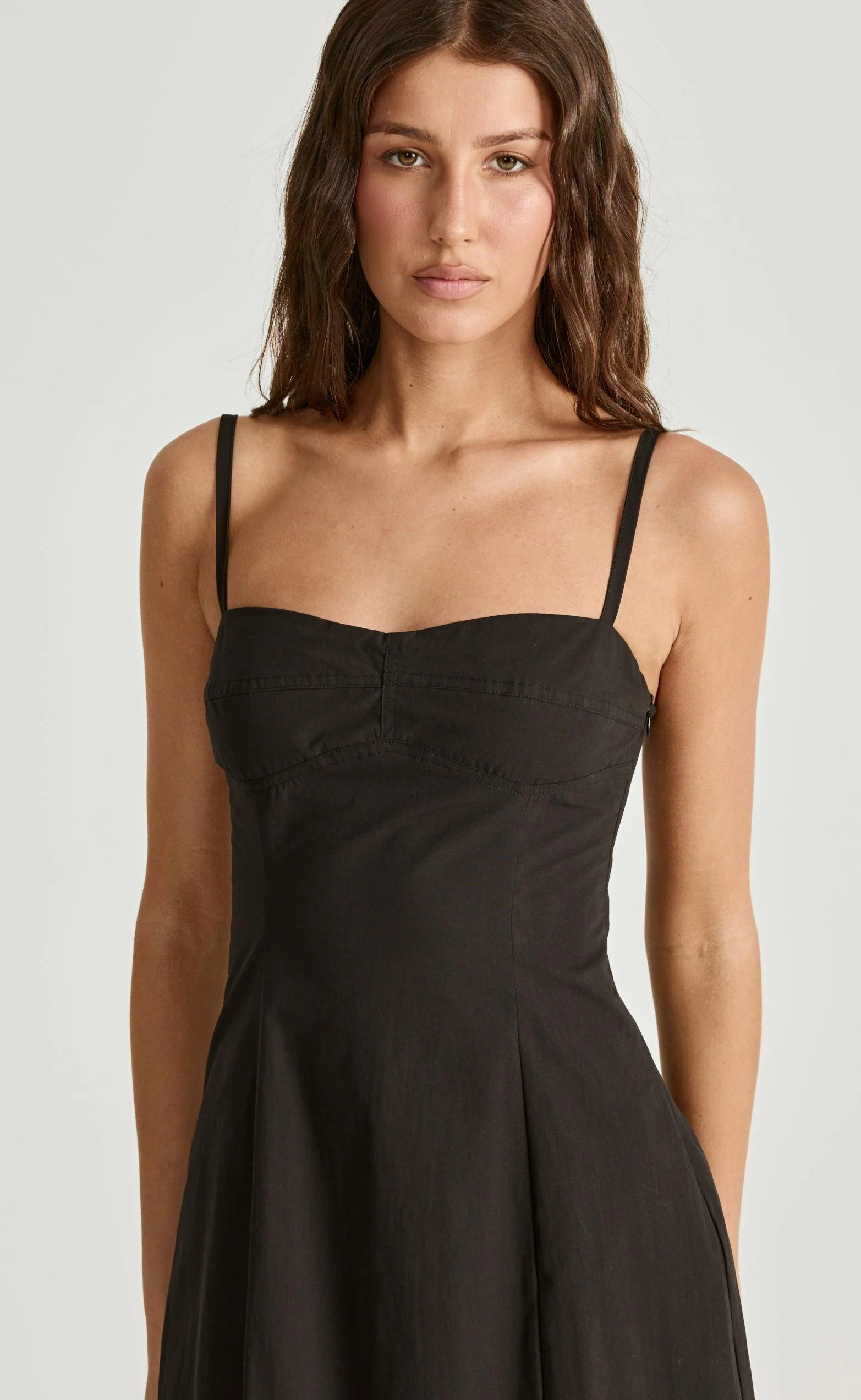 Duran Midi Dress (Black) - Image 7