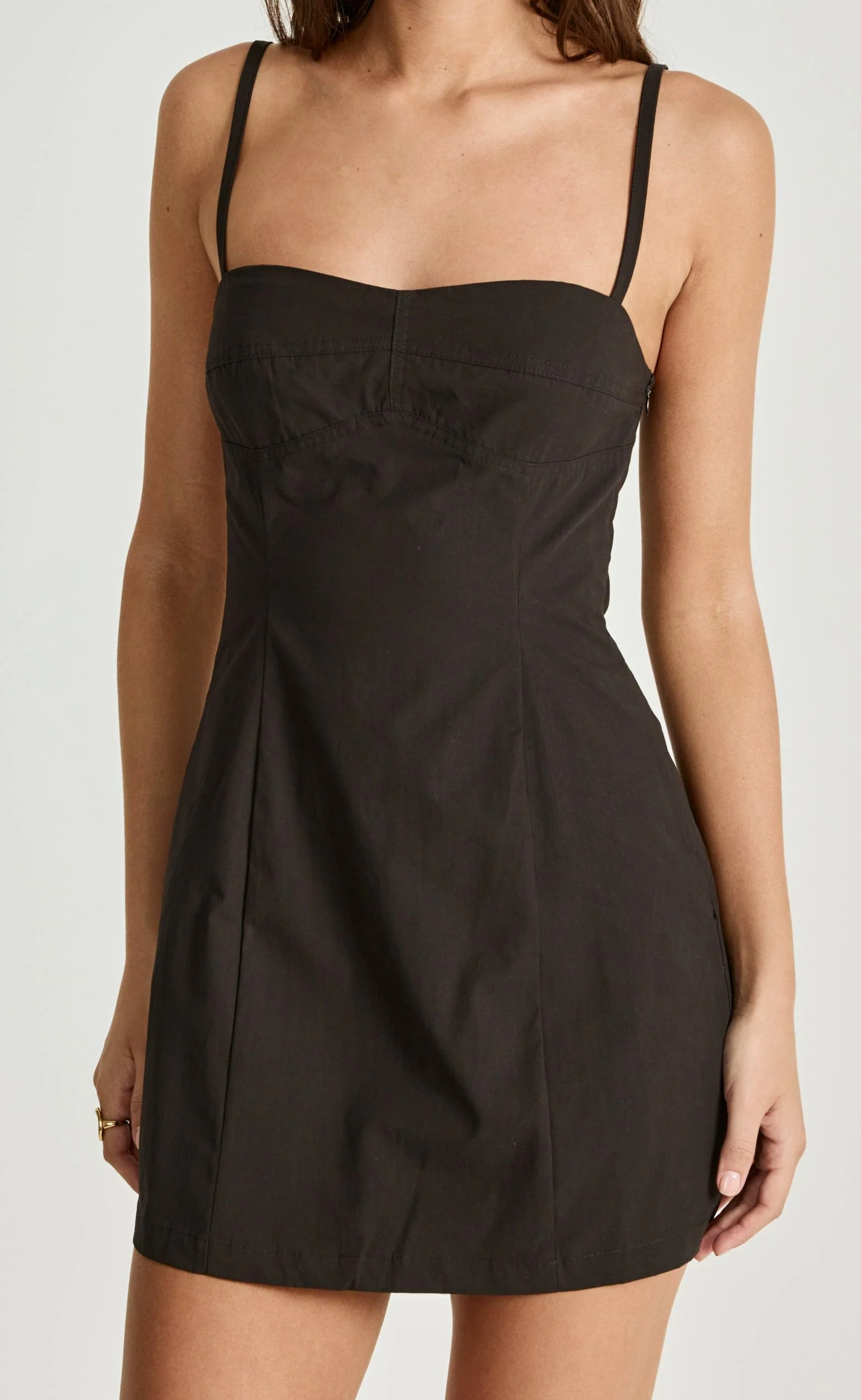 Duran Mini Dress (Black) - Image 3