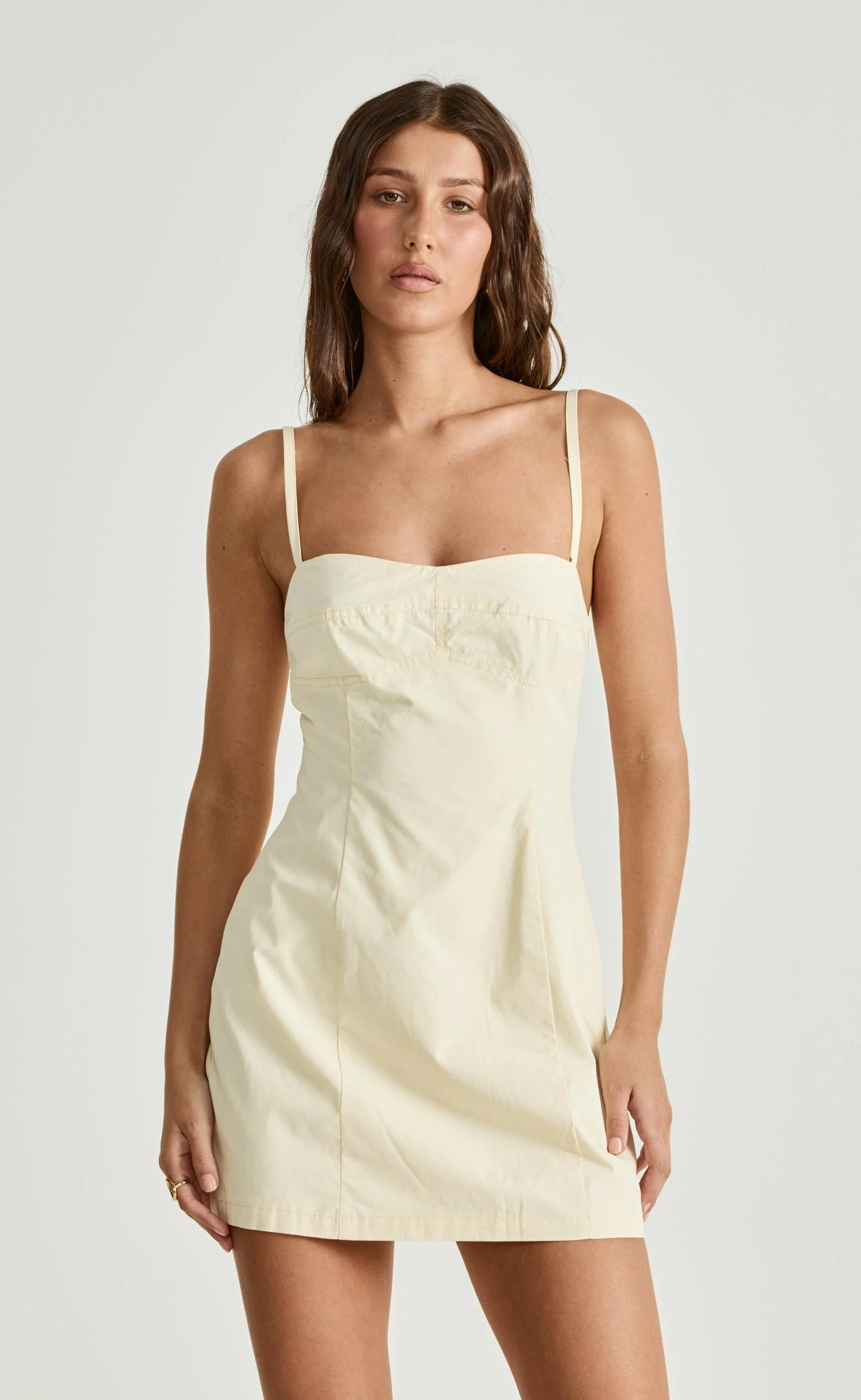 Duran Mini Dress (Butter) - Image 6