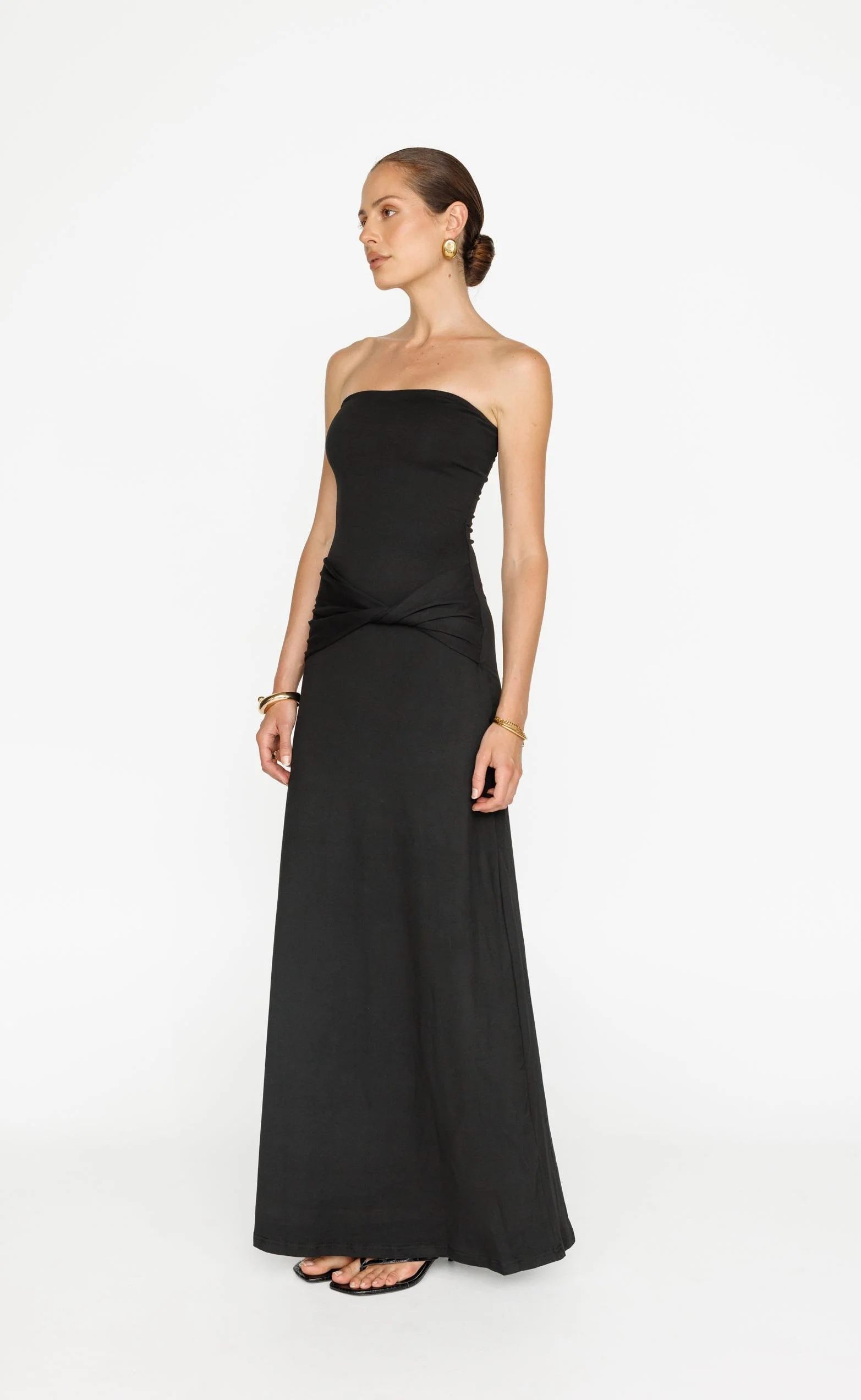 Edela Maxi Dress (Black) - Image 3