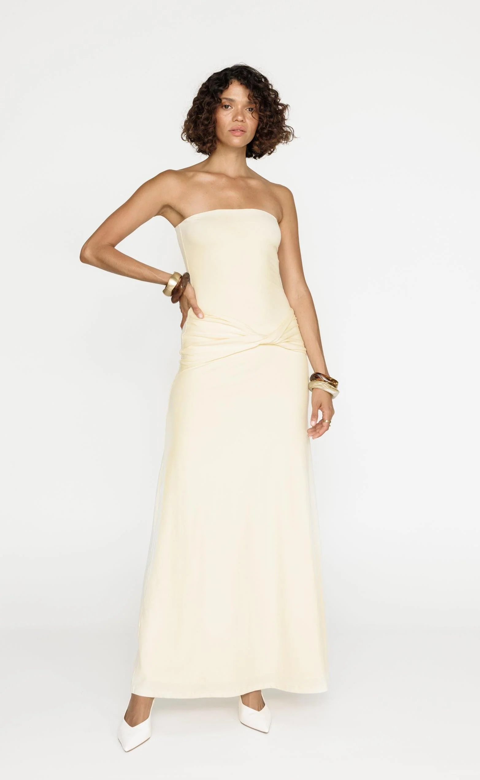 Edela Maxi Dress (Butter) - Image 3