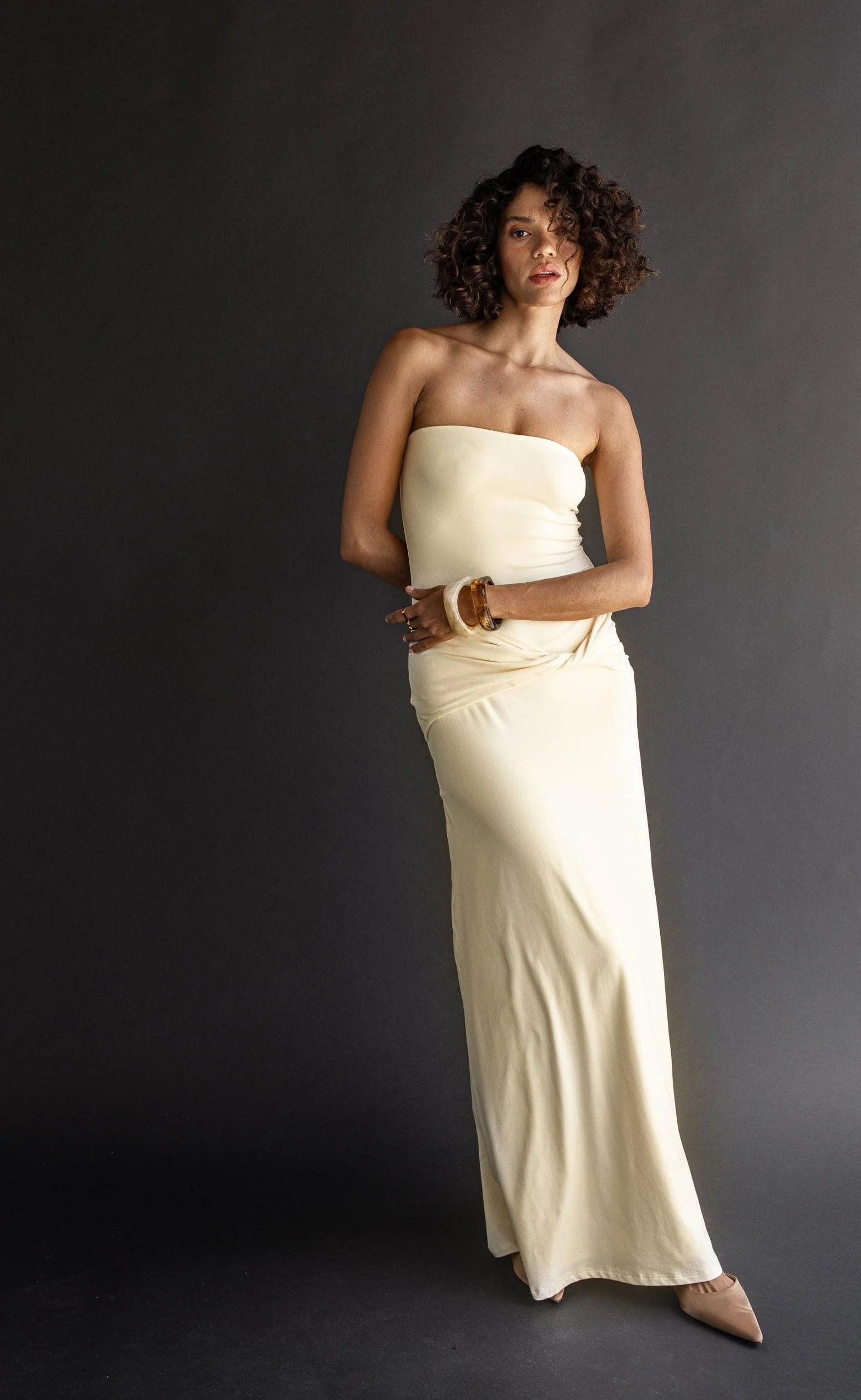 Edela Maxi Dress (Butter) - Image 4