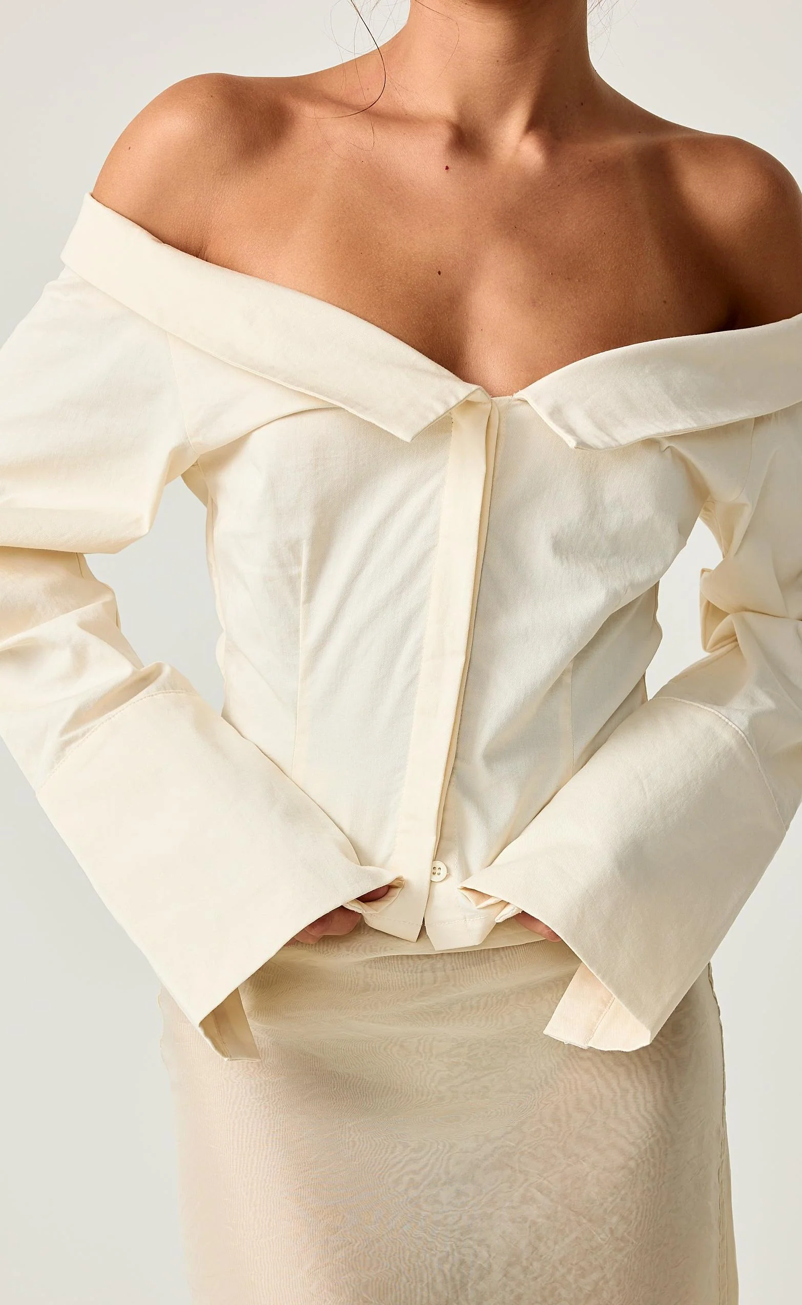 Edith Shirt (Cream) - Image 3