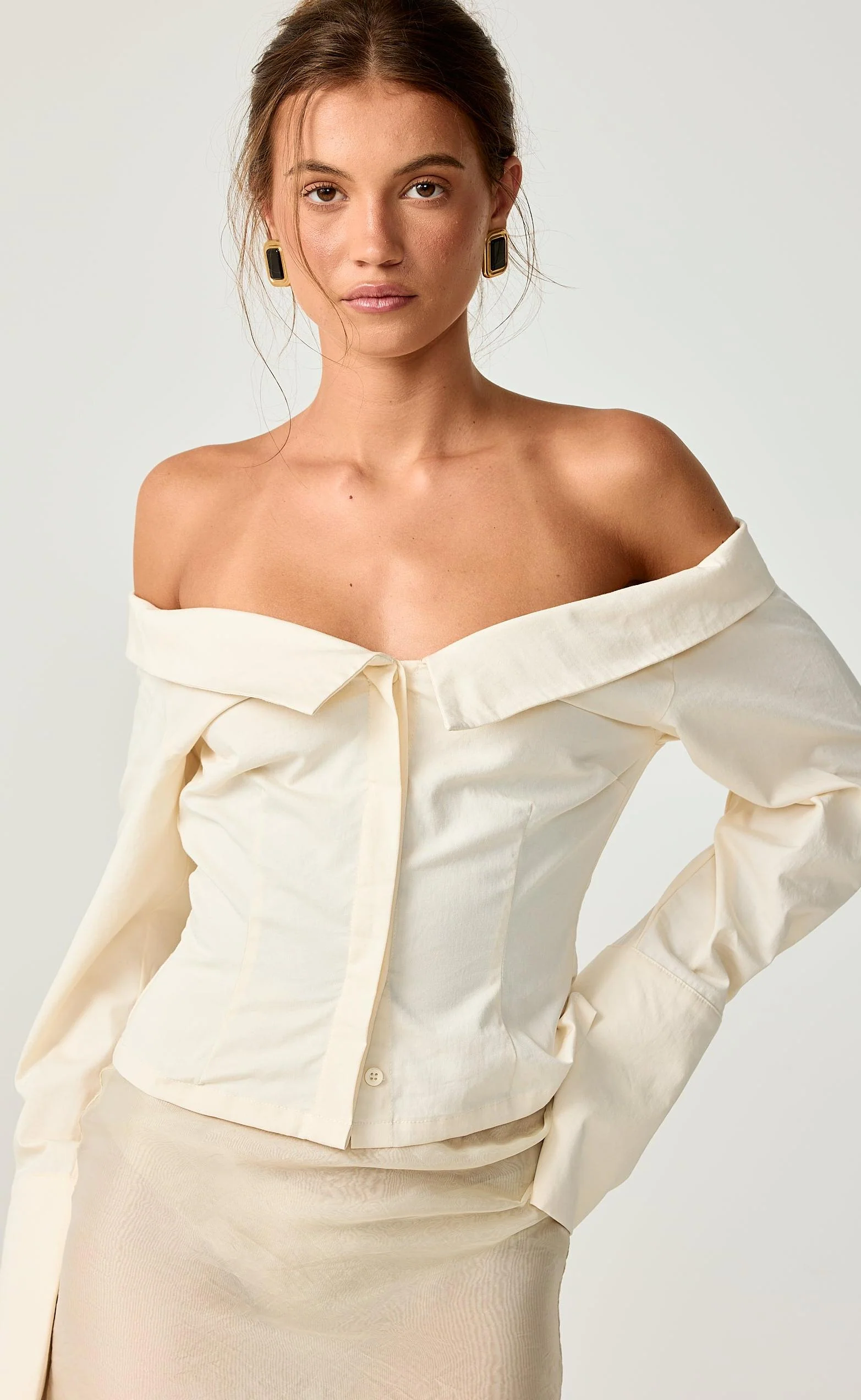 Edith Shirt (Cream) - Image 6
