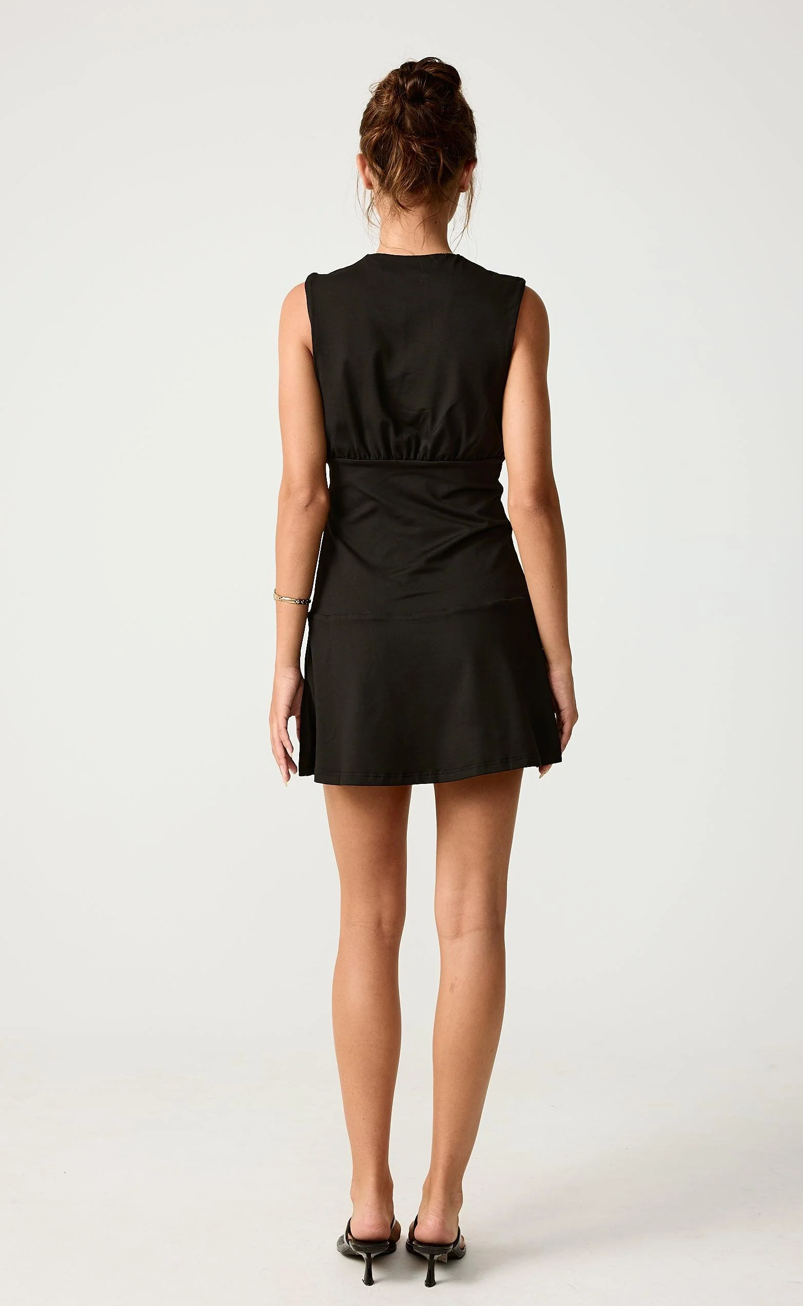 Effie Mini Dress (Black) - Image 4