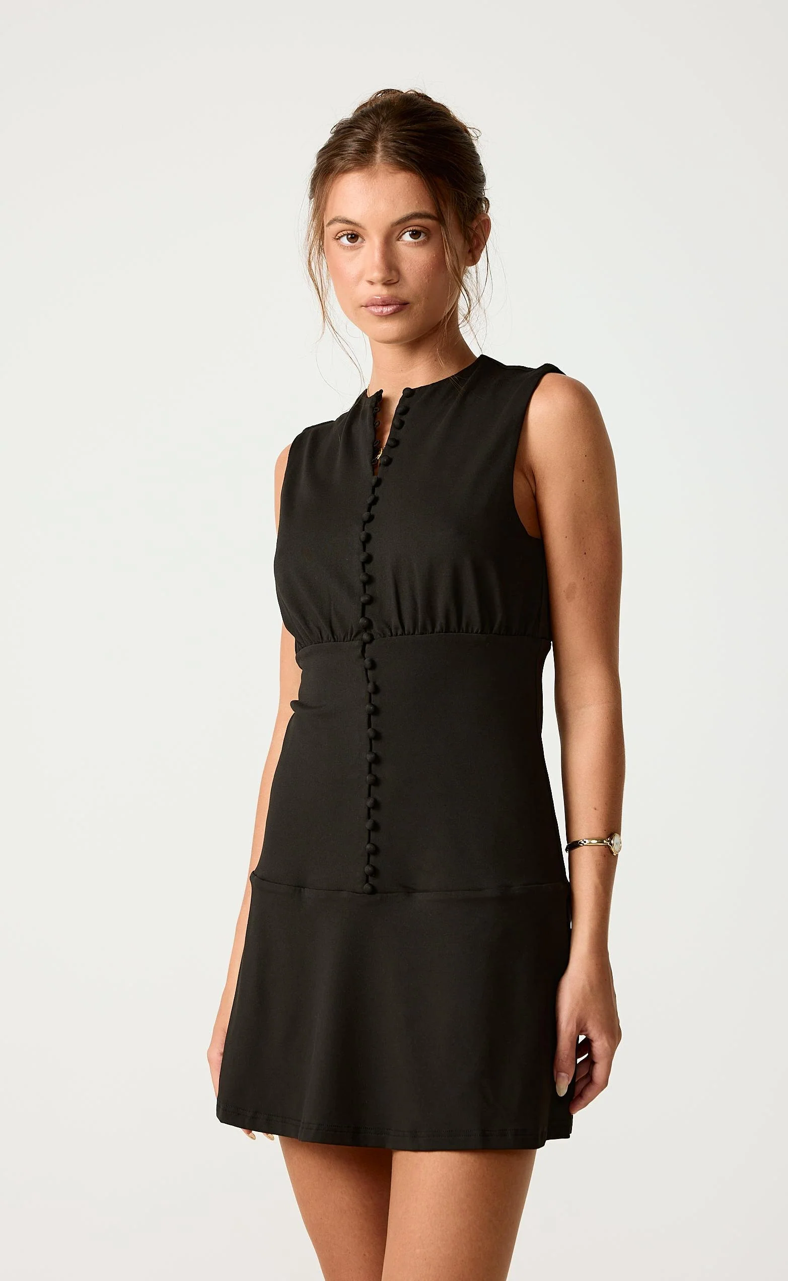 Effie Mini Dress (Black) - Image 6
