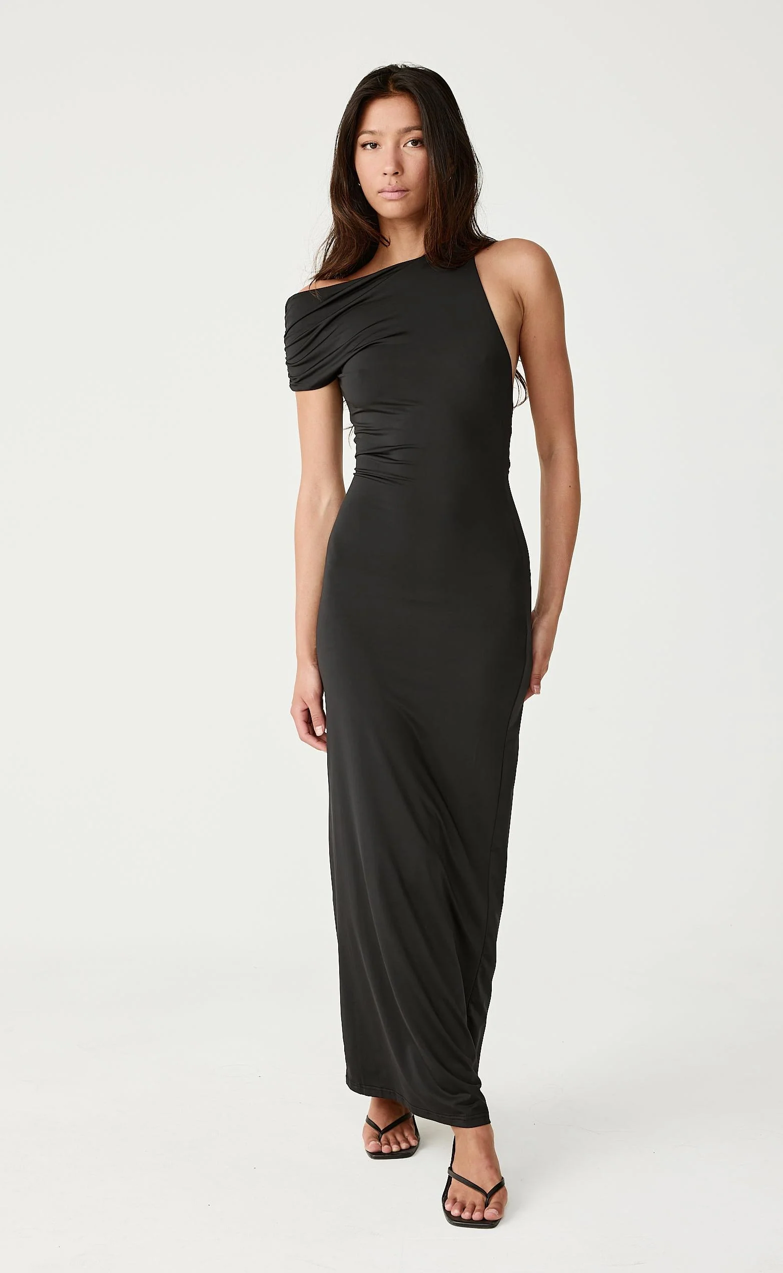 Eliana Maxi Dress (Black) - Image 2