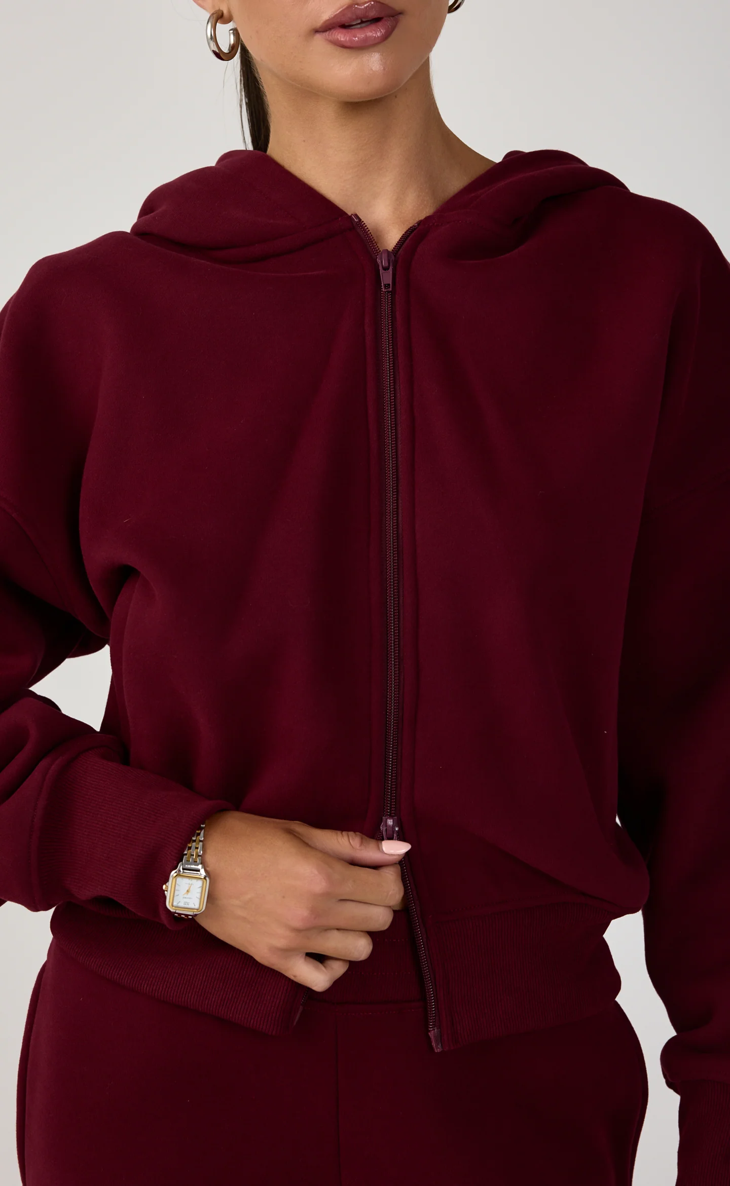 Elija Zip Hoodie (Plum) - Image 7