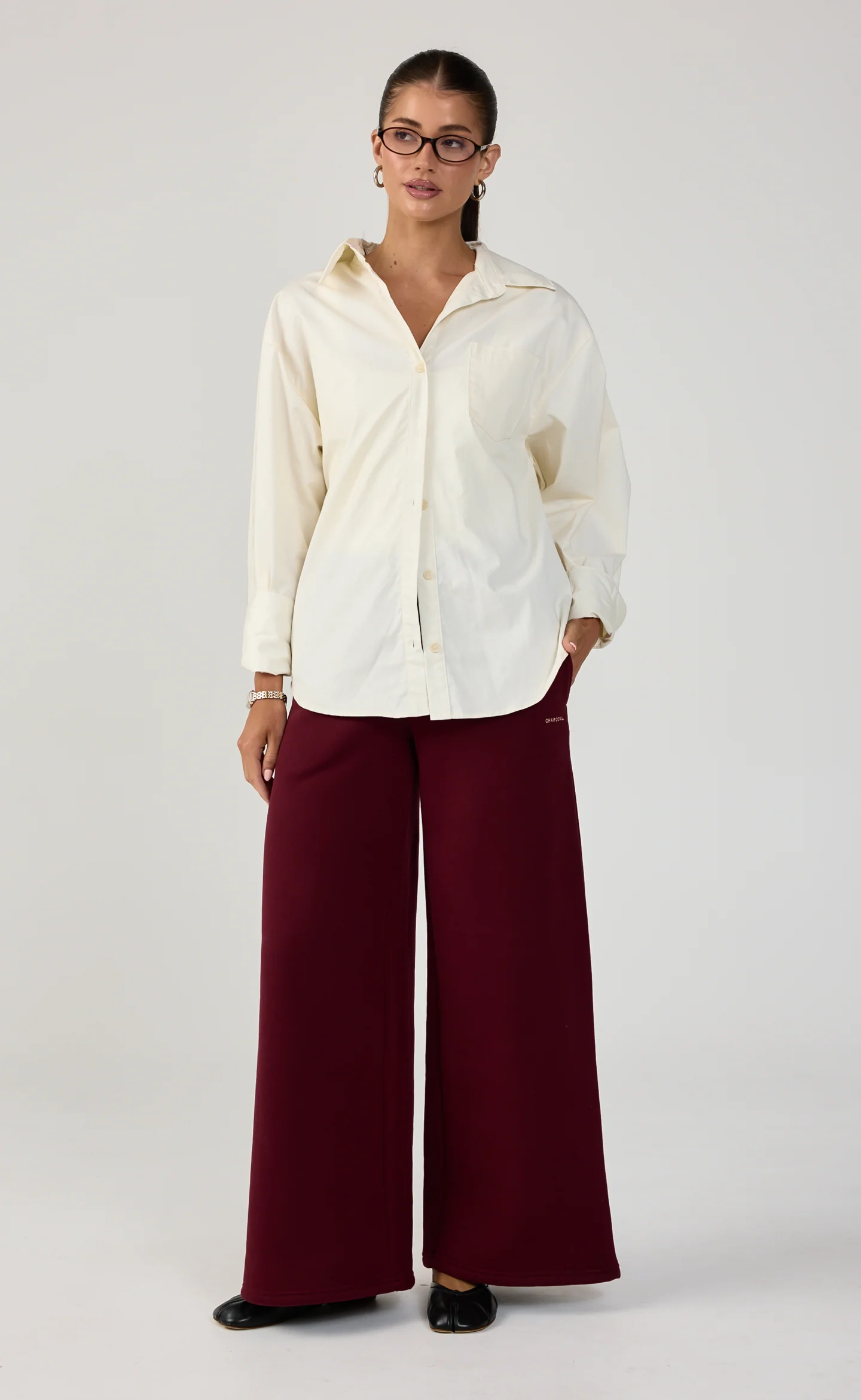 Elija Sweat Pants (Plum) - Image 5