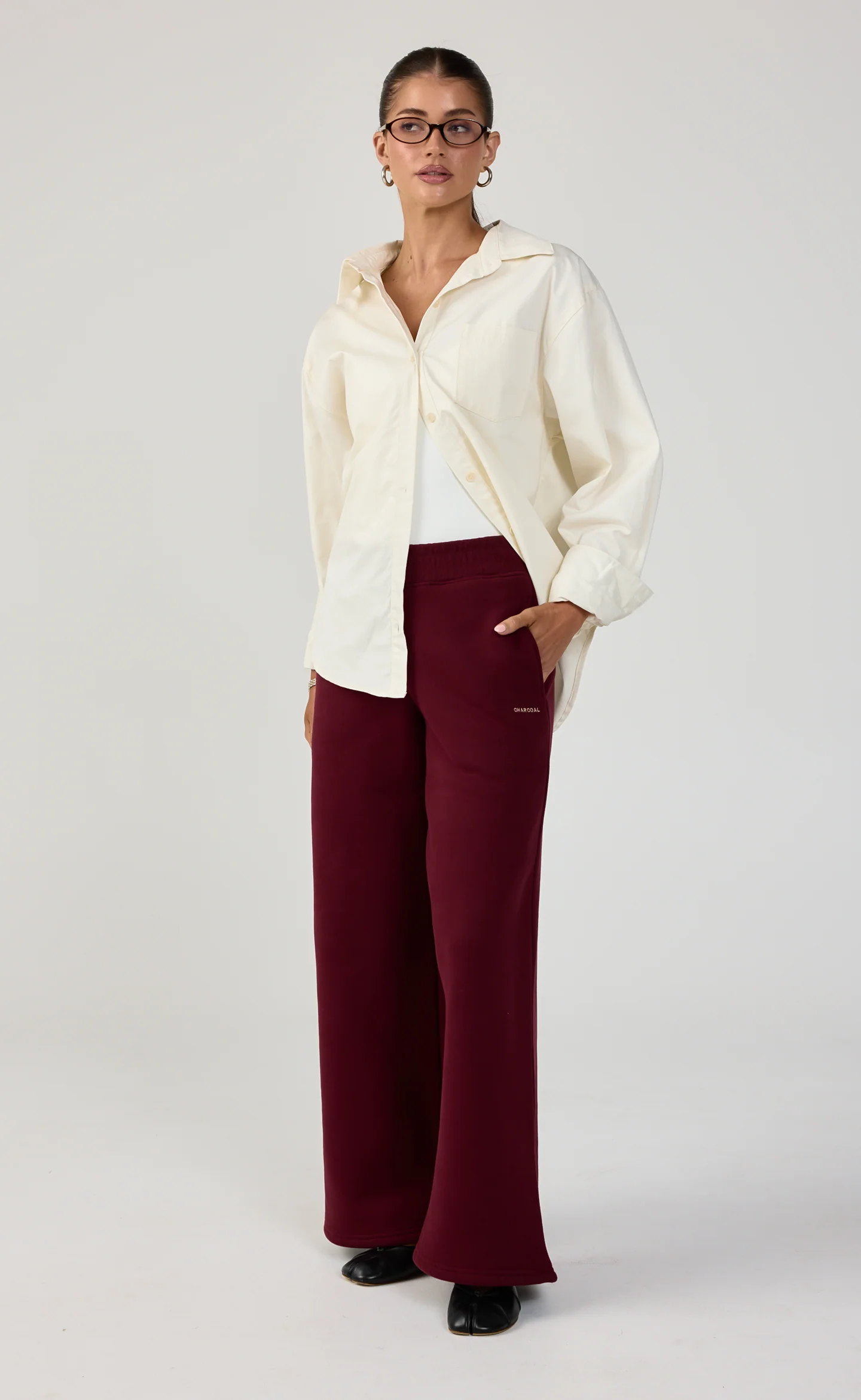 Elija Sweat Pants (Plum) - Image 8