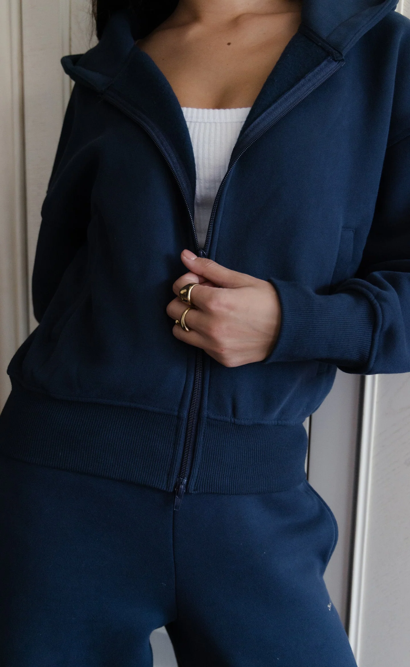 Elija Zip Hoodie (Navy) - Image 6