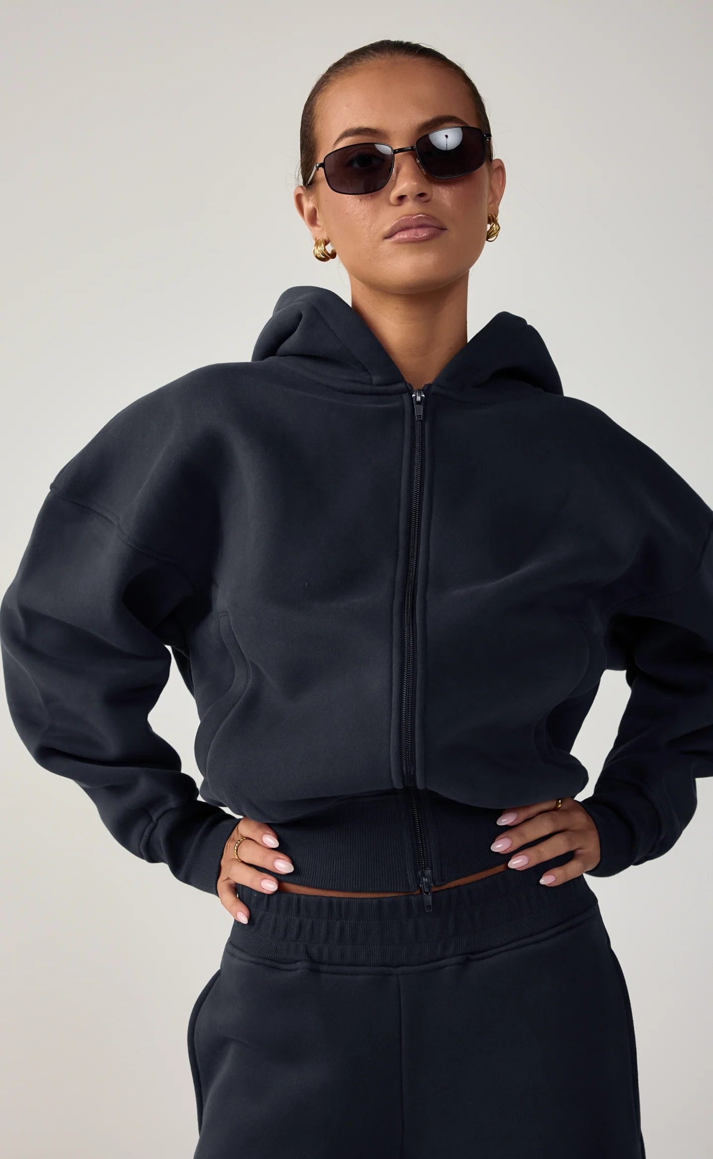 Elija Zip Hoodie (Navy) - Image 7