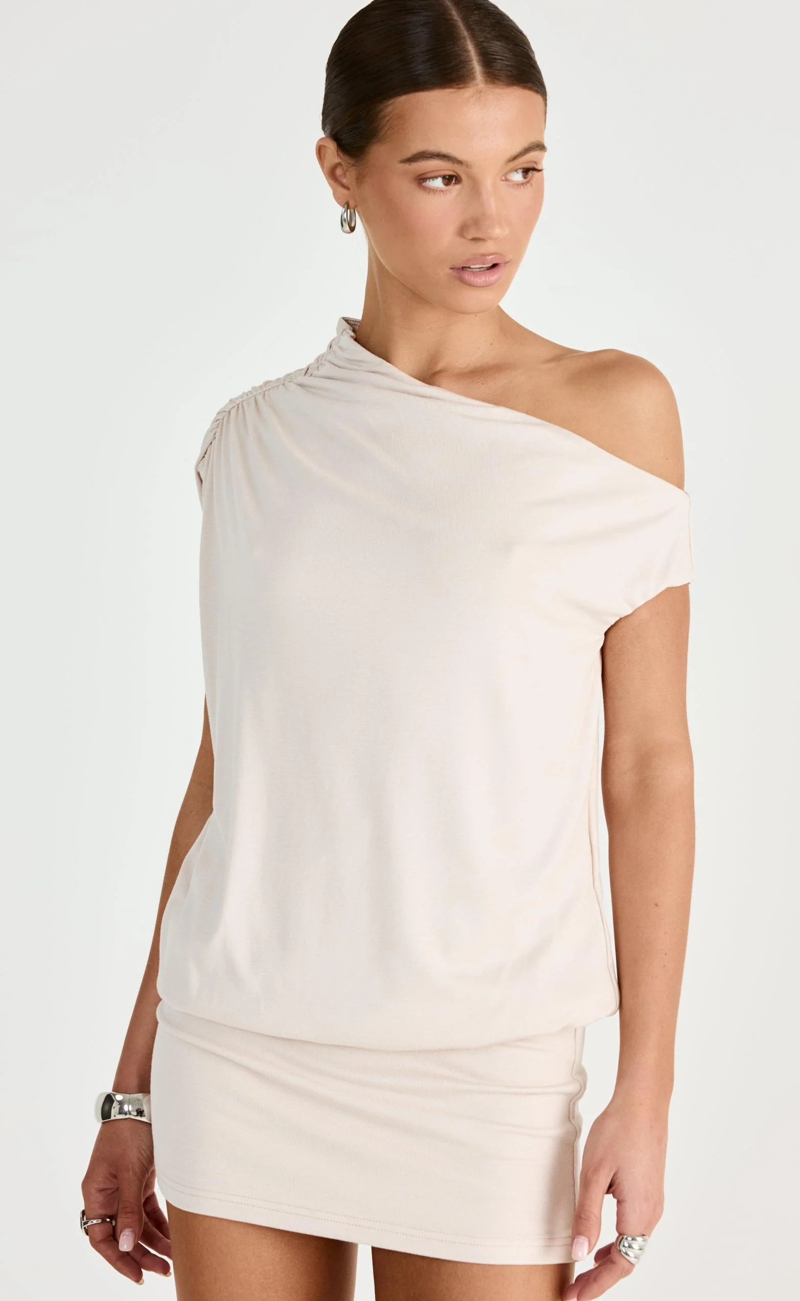 Embry Mini Dress (Shell) - Image 4