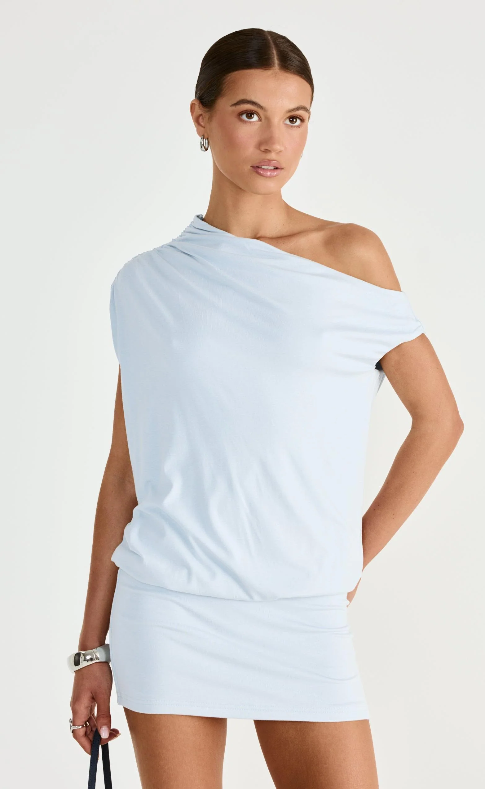 Embry Mini Dress (Sky) - Image 11