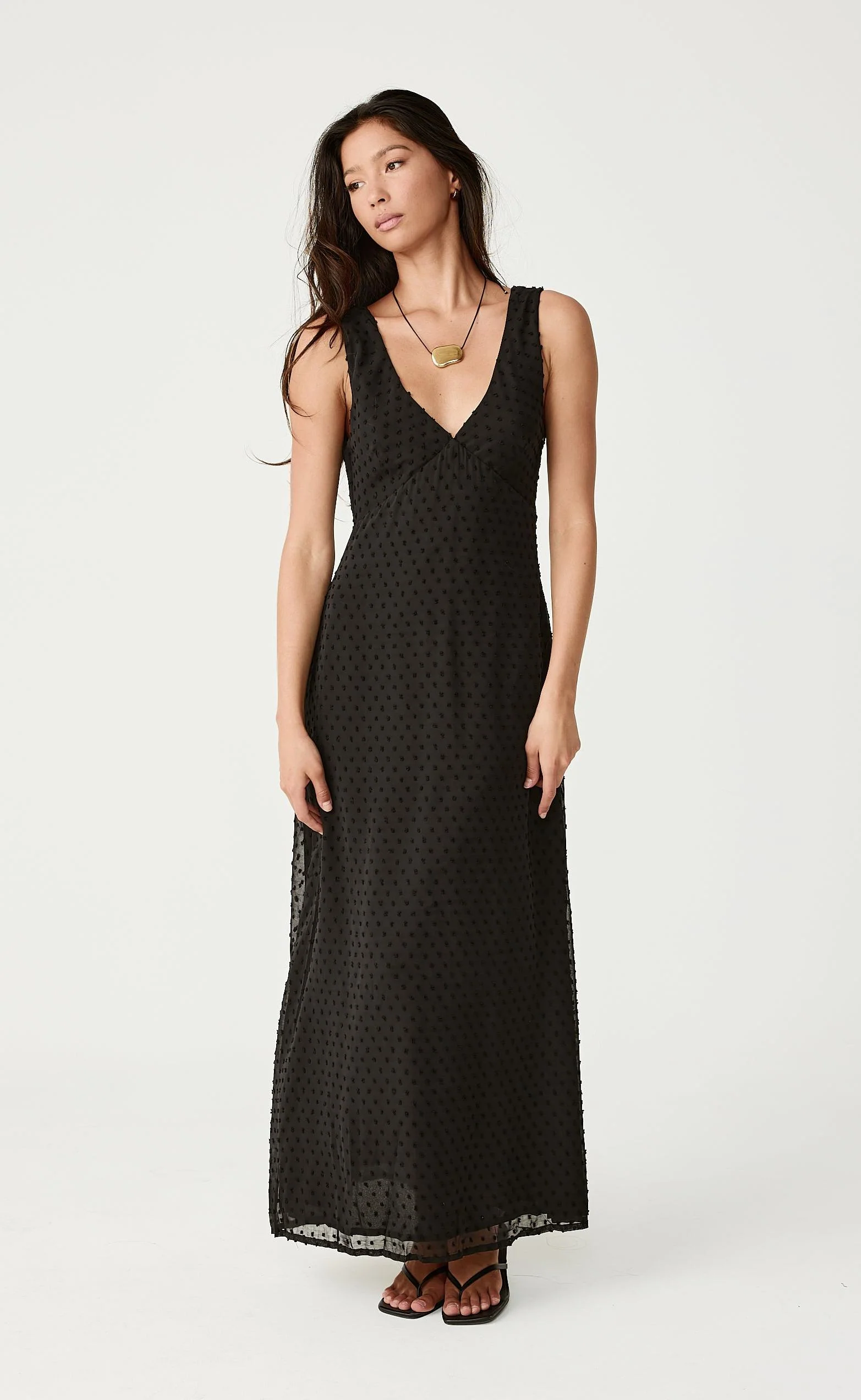 Emery Maxi Dress (Black) - Image 5