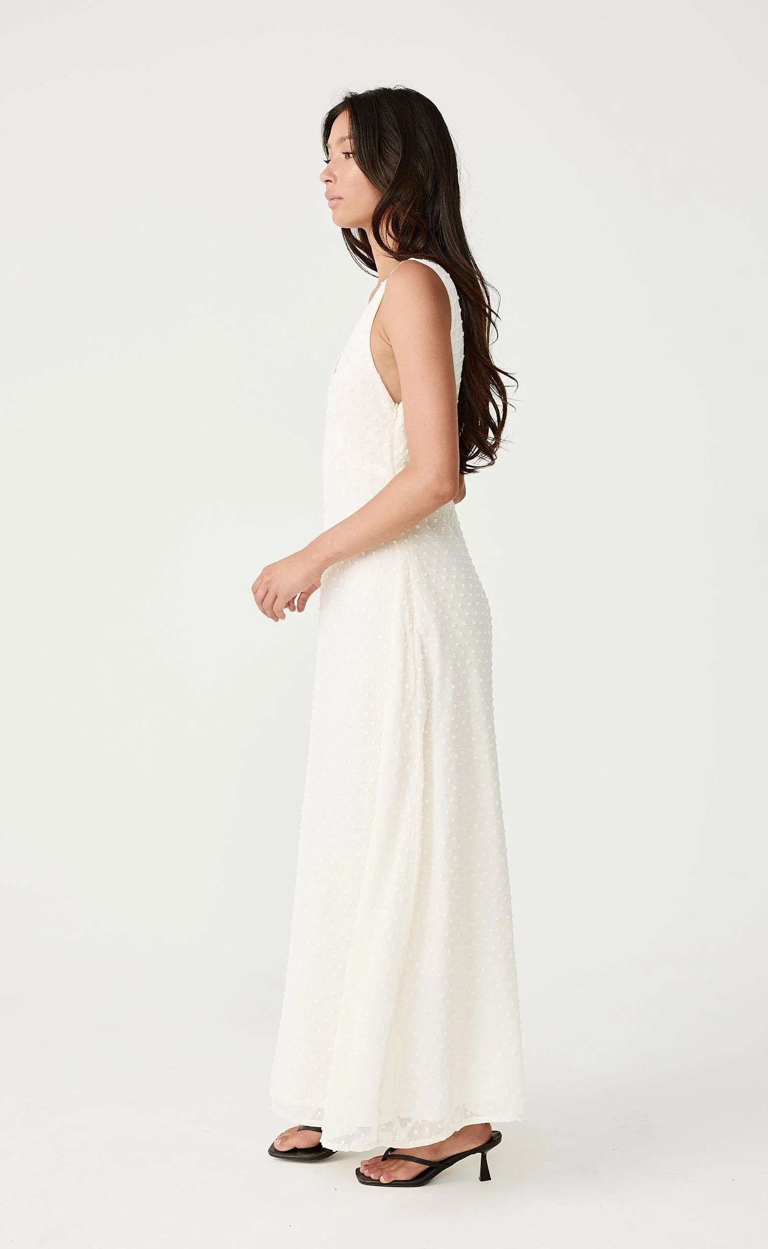 Emery Maxi Dress (Cream) - Image 3