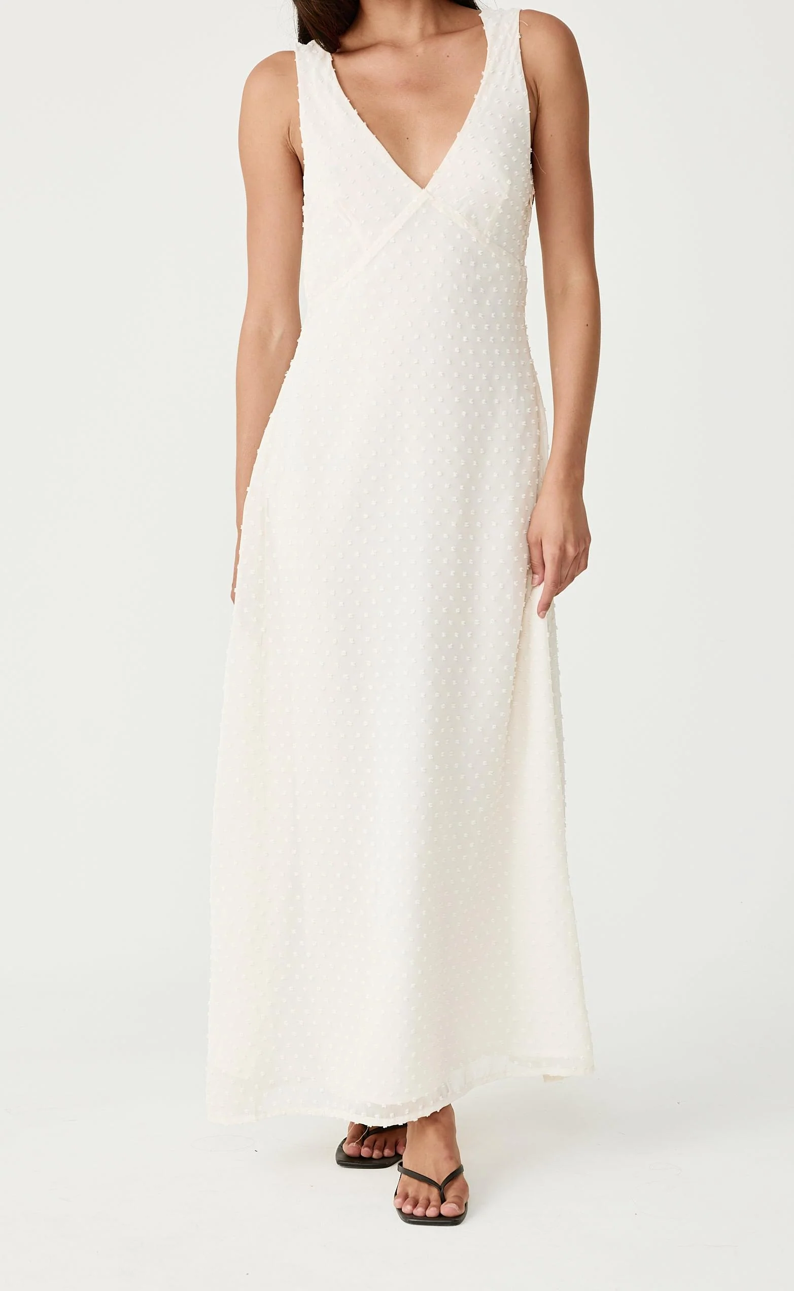 Emery Maxi Dress (Cream) - Image 5