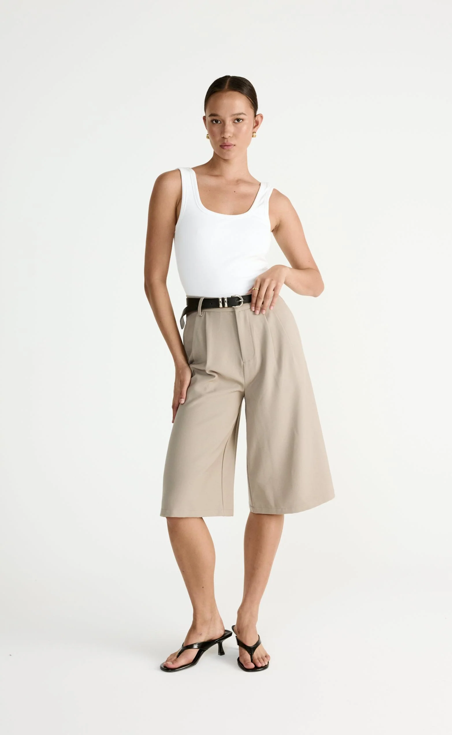 Emmett Midi Pants (Pebble) - Image 5