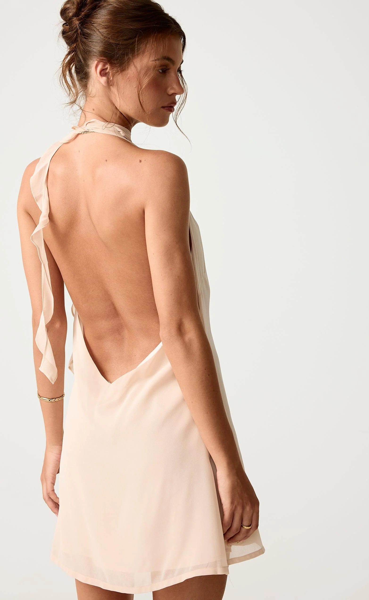 Encounter Mini Dress (Seashell) - Image 7