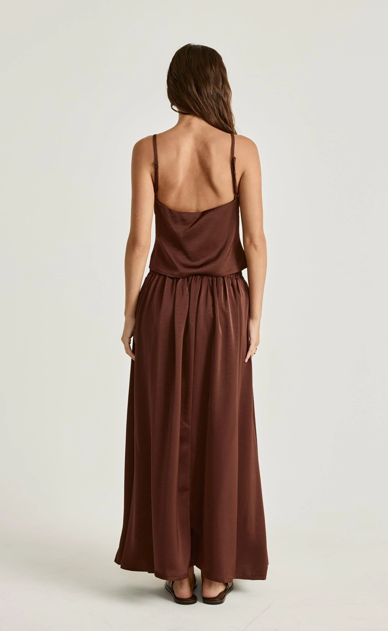 Enzo Maxi Skirt (Chocolate) - Image 4