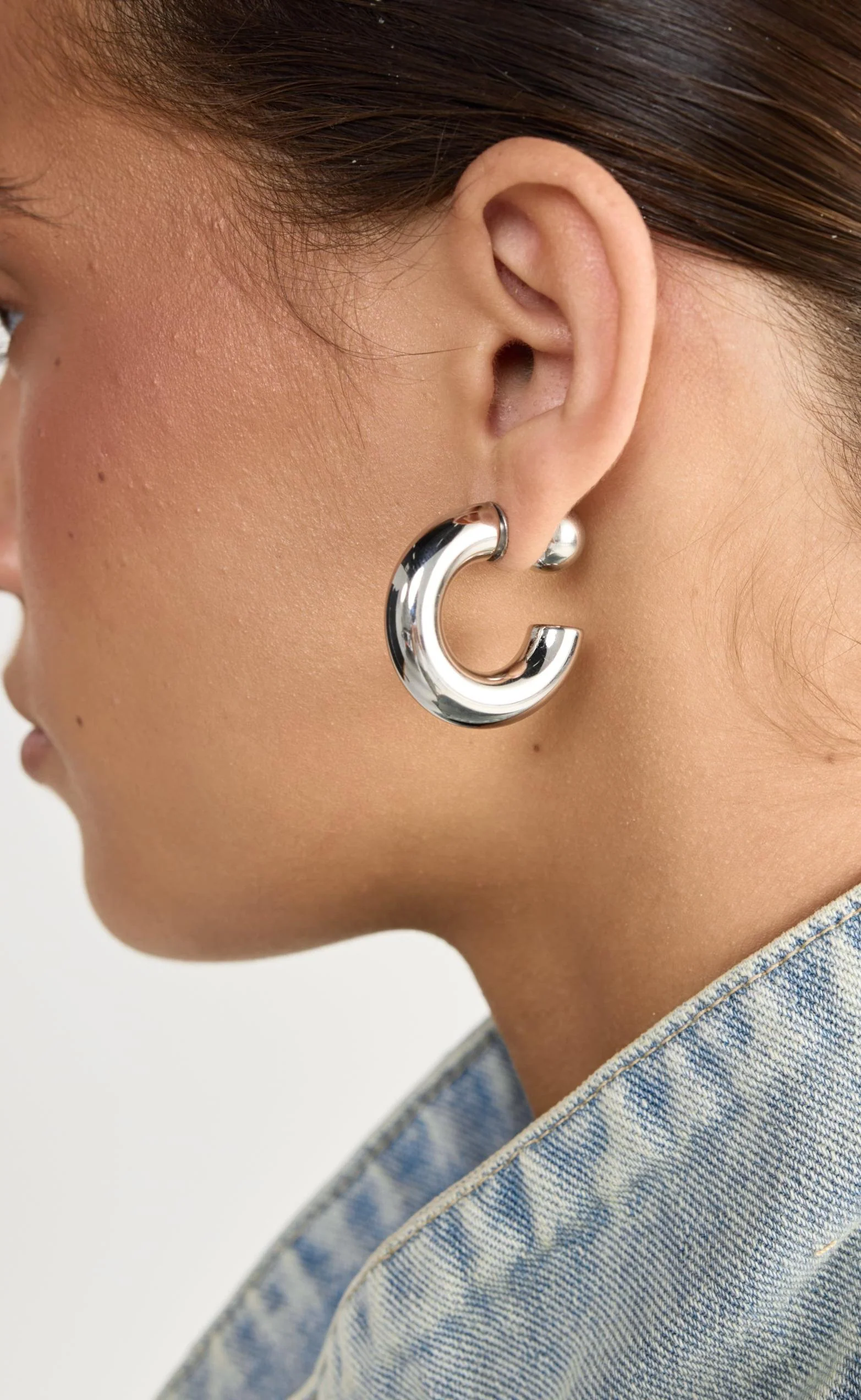 Esmara Earrings (Silver) - Image 2