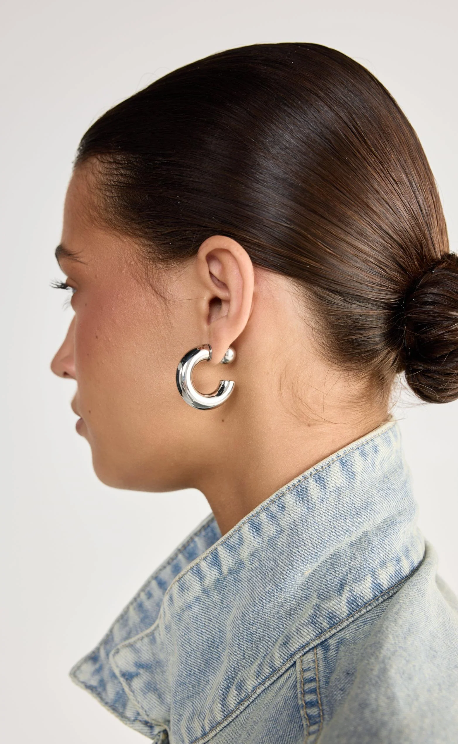 Esmara Earrings (Silver) - Image 3
