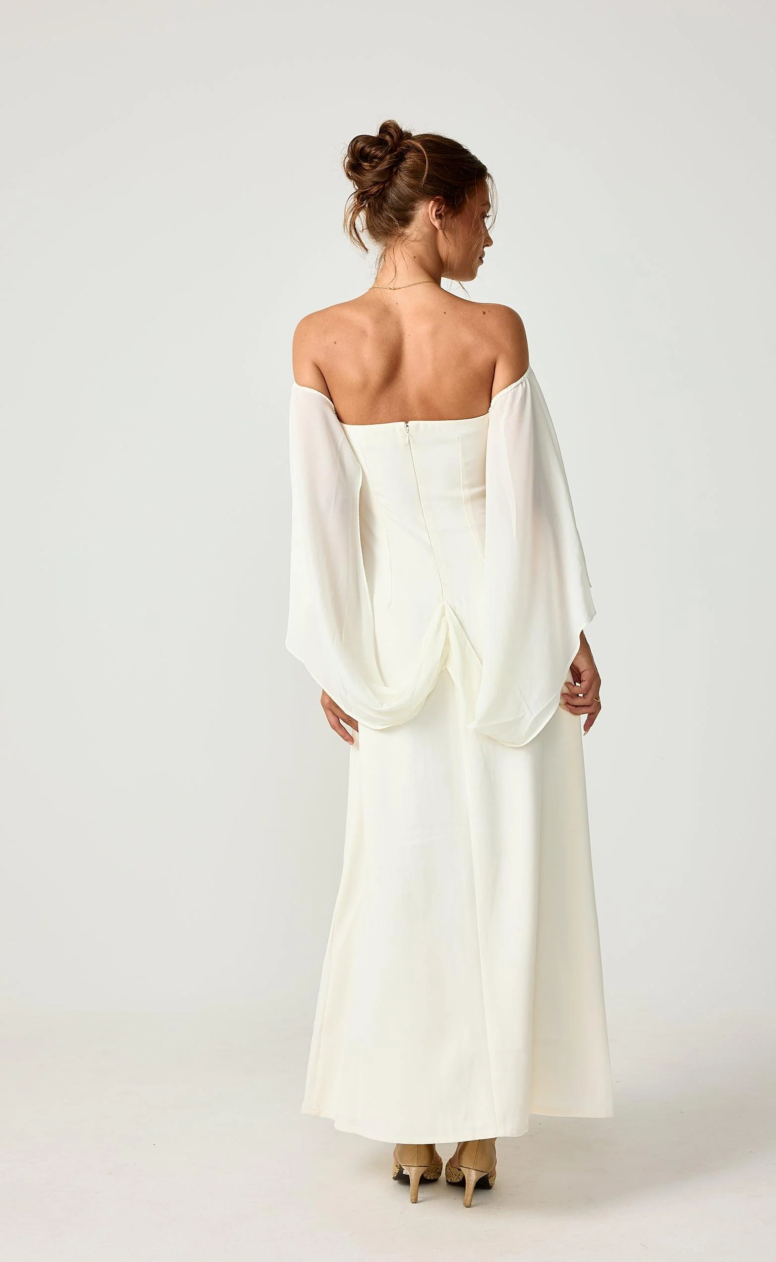 Eternal Maxi Dress (Cream) - Image 2