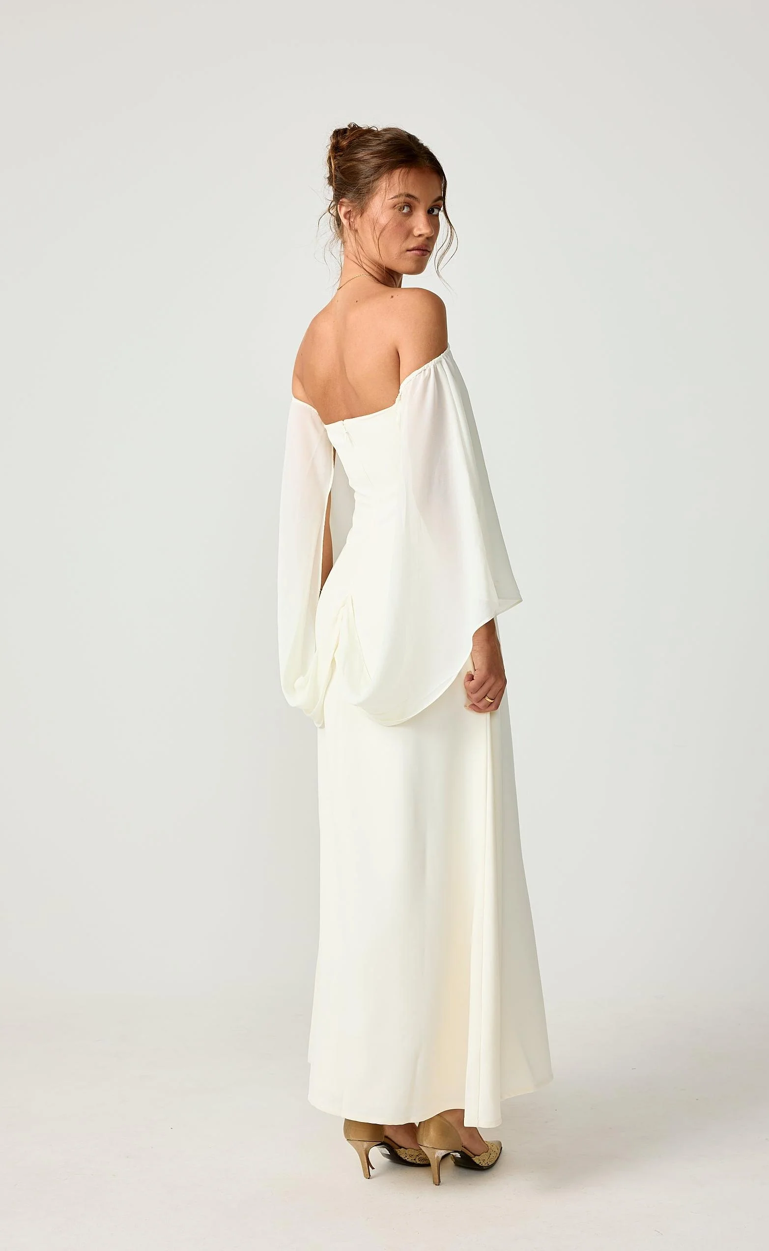 Eternal Maxi Dress (Cream) - Image 6