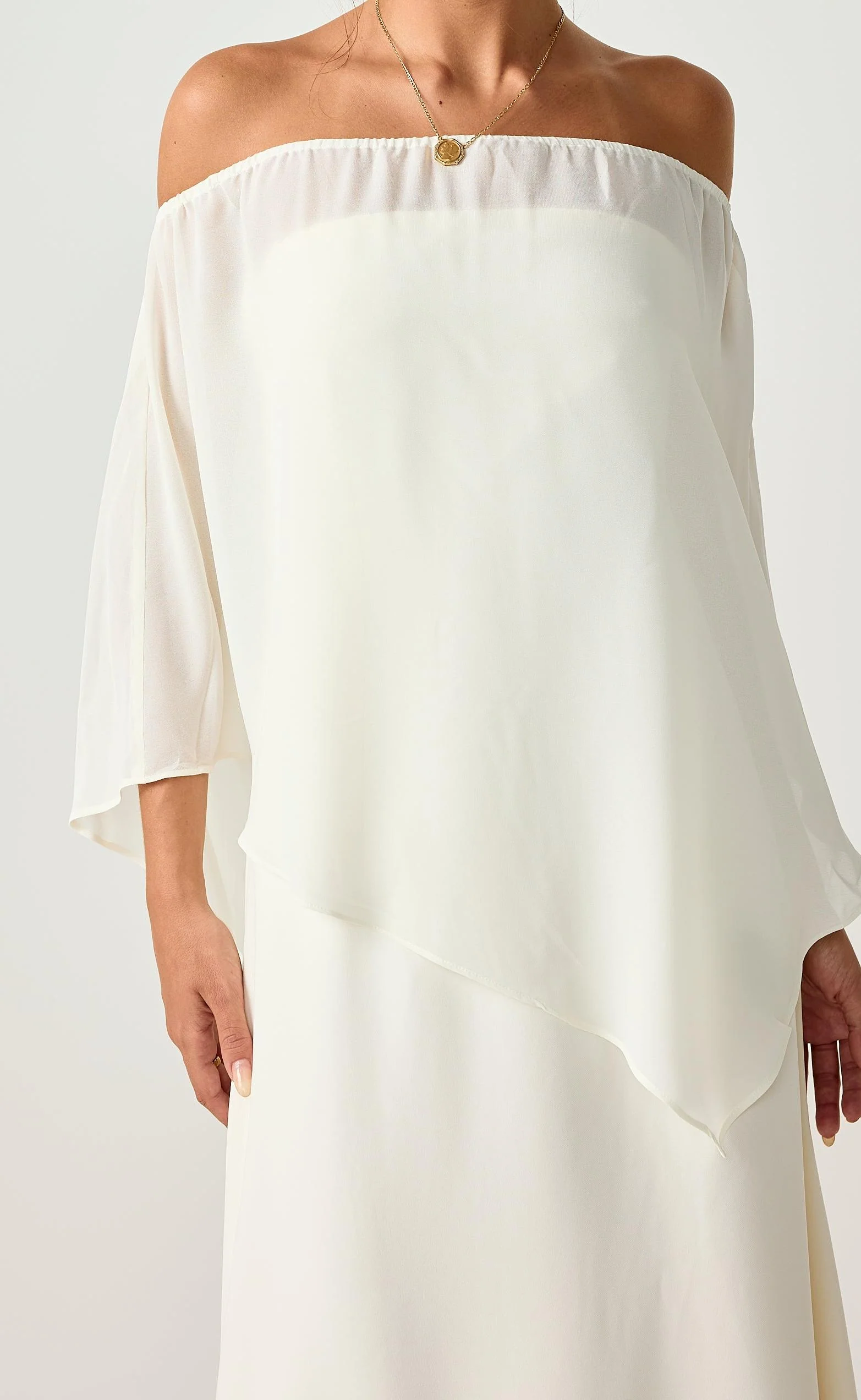 Eternal Maxi Dress (Cream) - Image 9