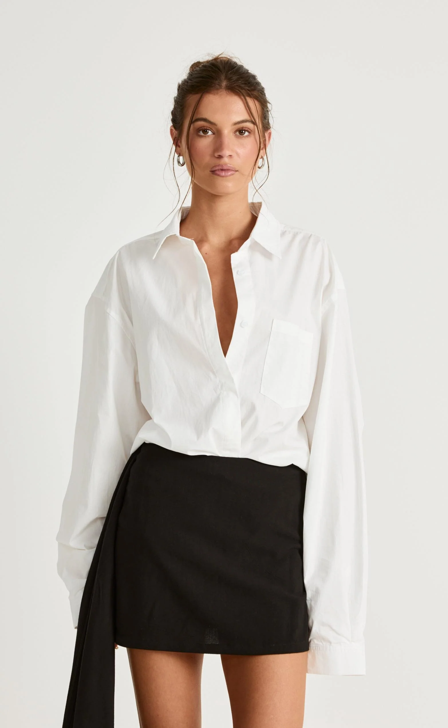 Evelyn Mini Skirt (Black) - Image 3
